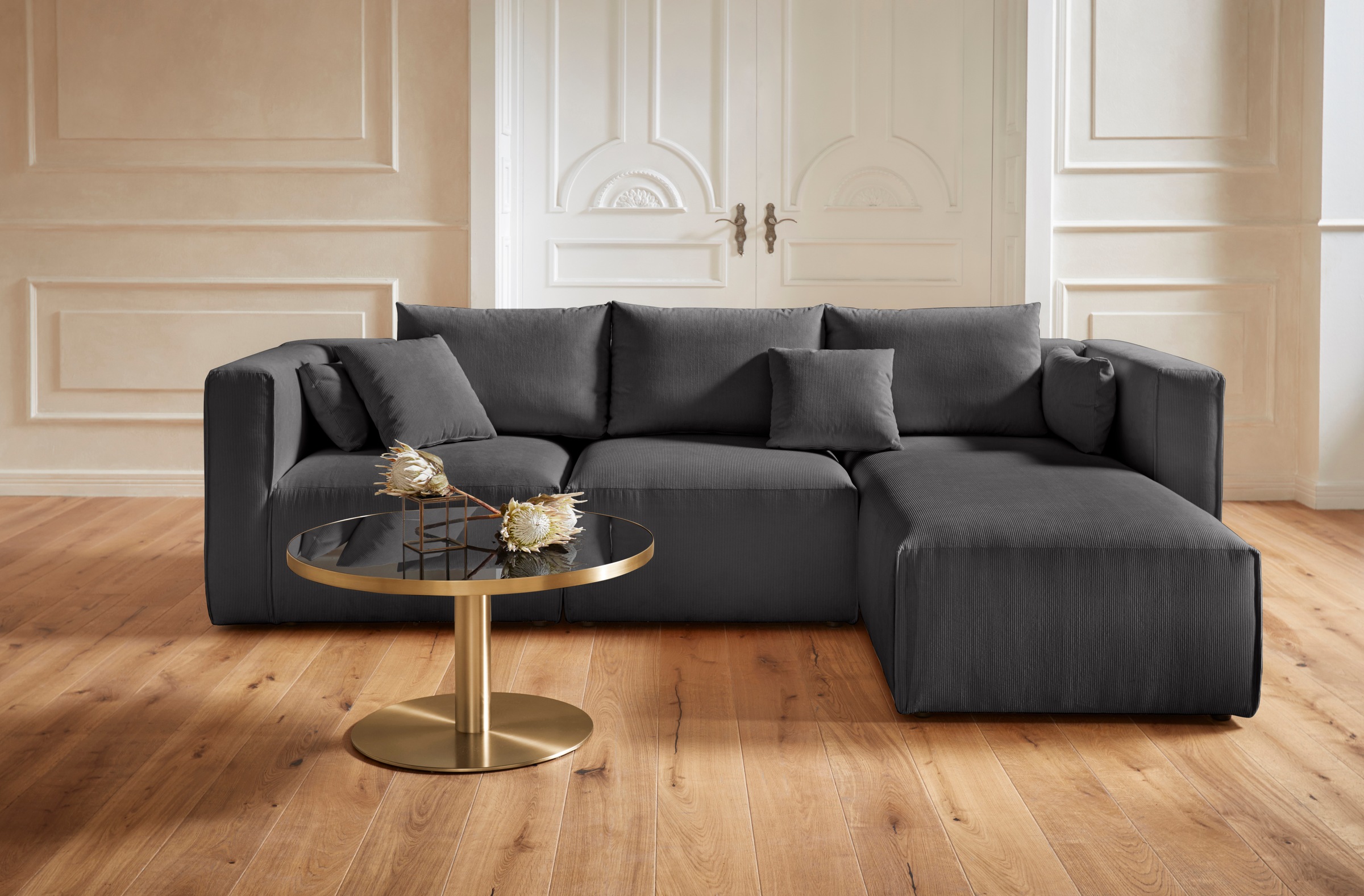 Guido Maria Kretschmer Home&Living Ecksofa »Comfine L-Form«, zusammengesetz günstig online kaufen