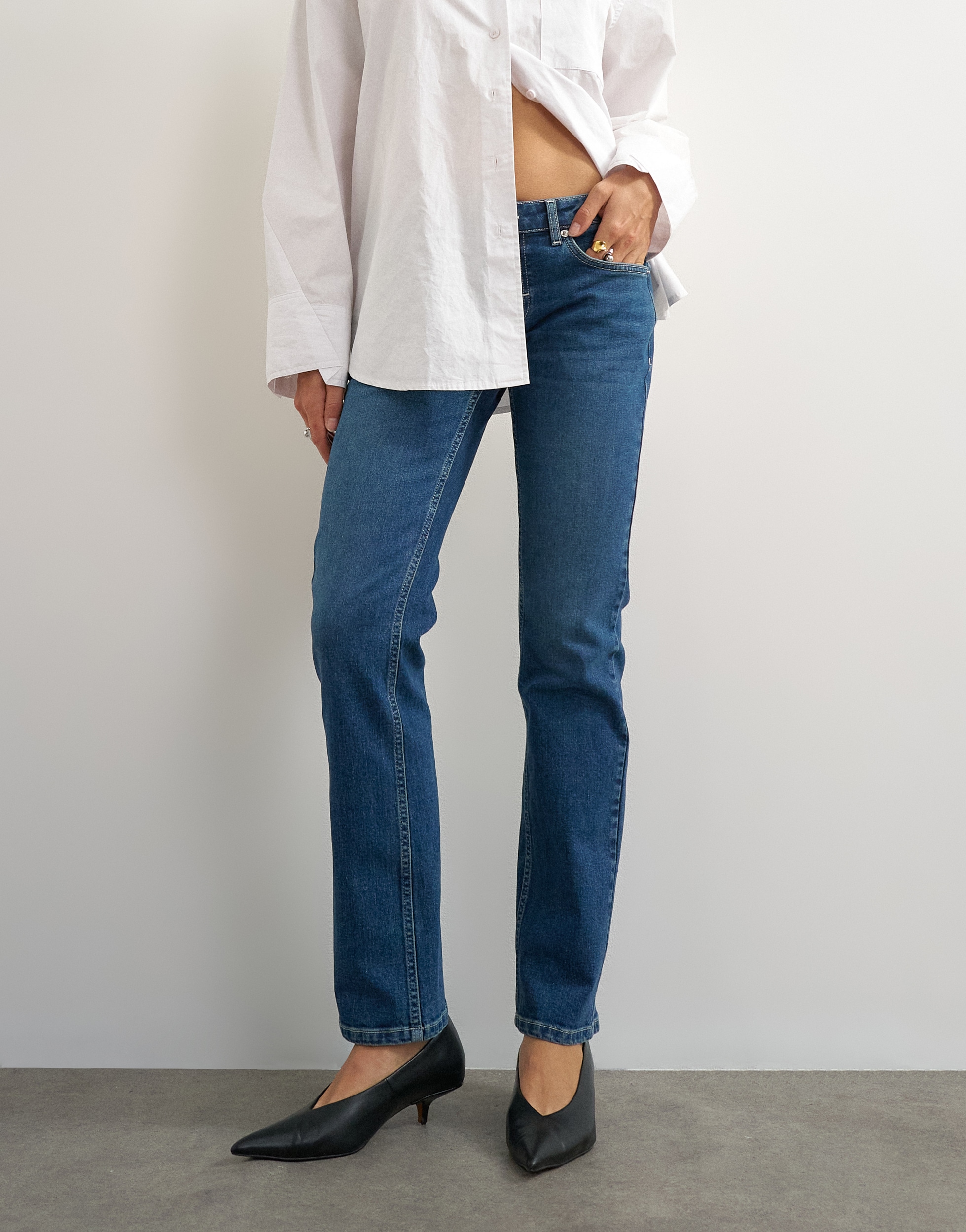 TOPSHOP Slim-fit-Jeans »TSANILA SLIM LOW RISE JEANS« Baumwollmischung, low rise, slim fit
