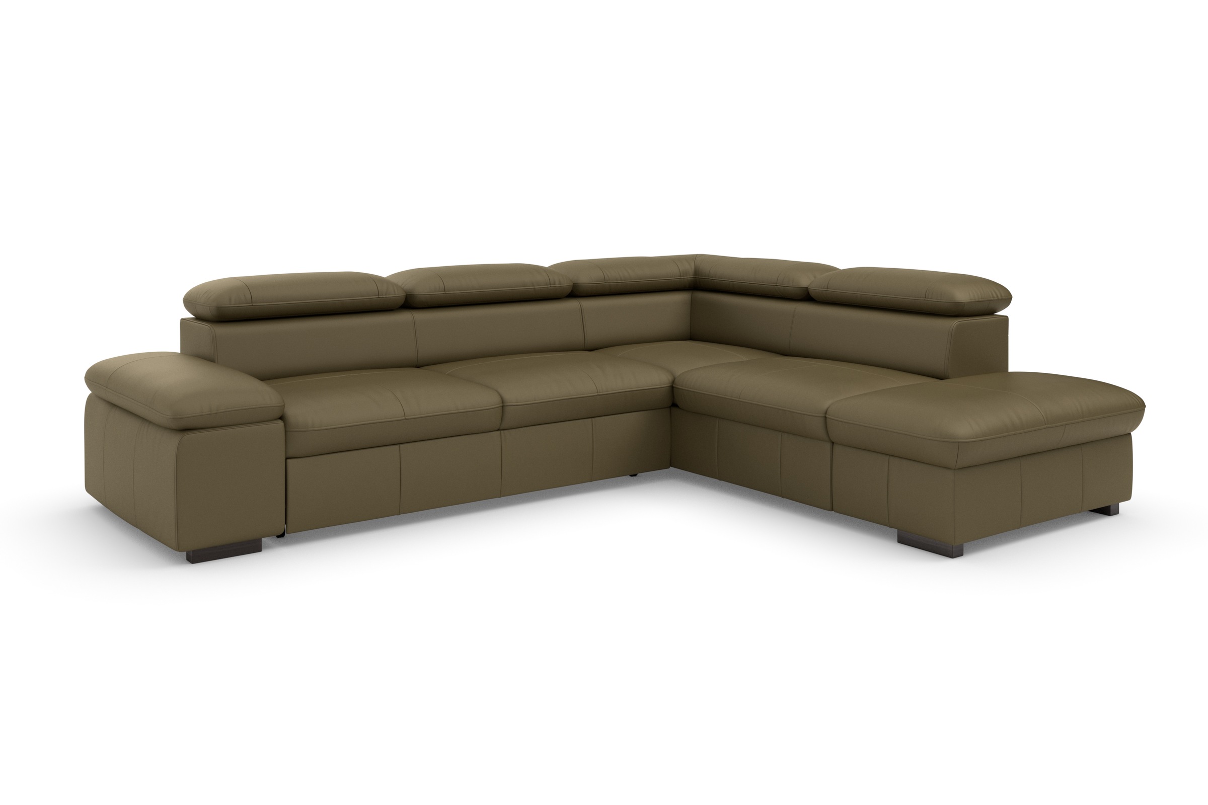 Home affaire Ecksofa »Alberto L-Form«, mit Kopfteilverstellung, wahlweise mit Bettfunktion