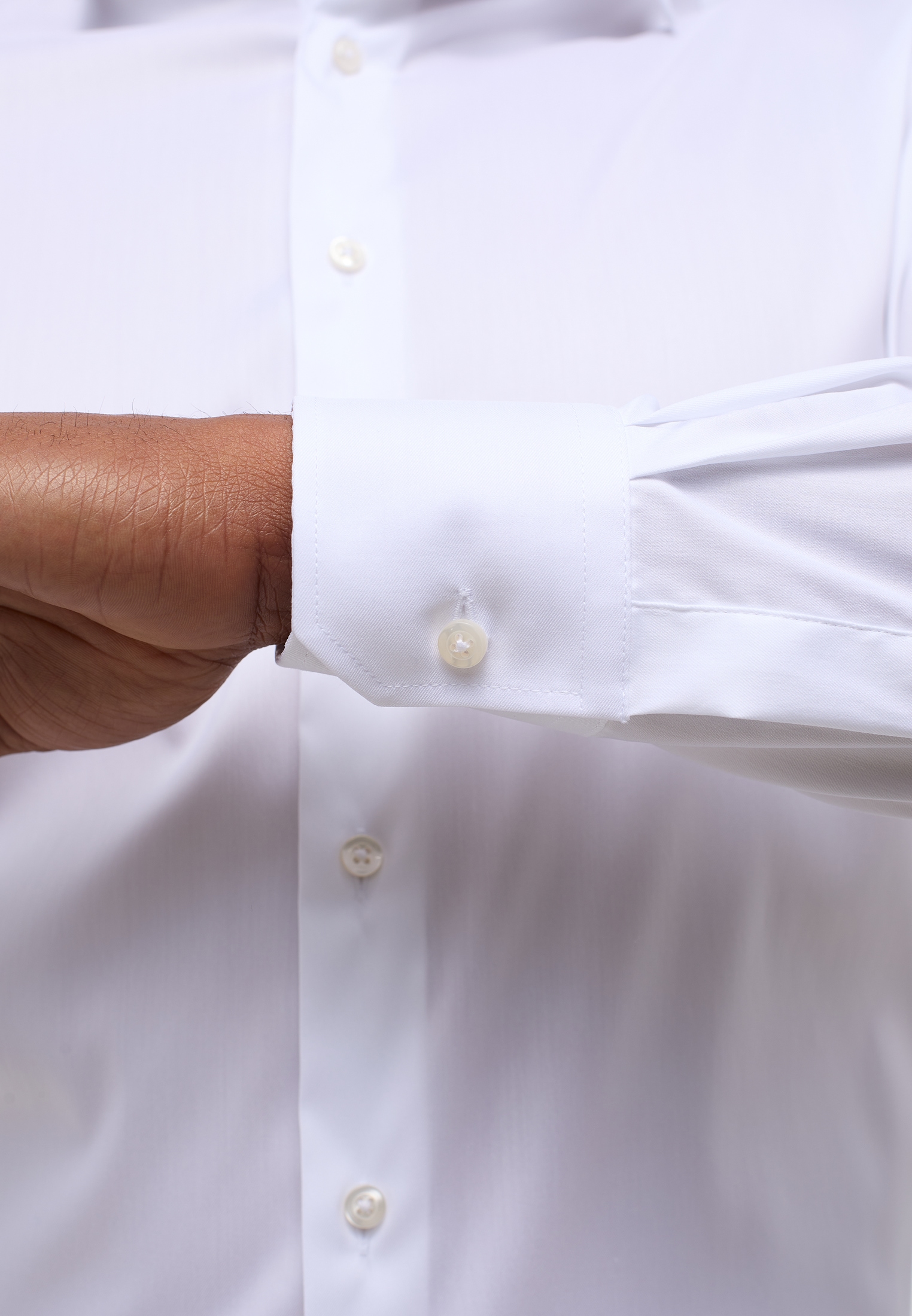 Eterna Langarmhemd »MODERN FIT« EASY IRON (bügelleicht)