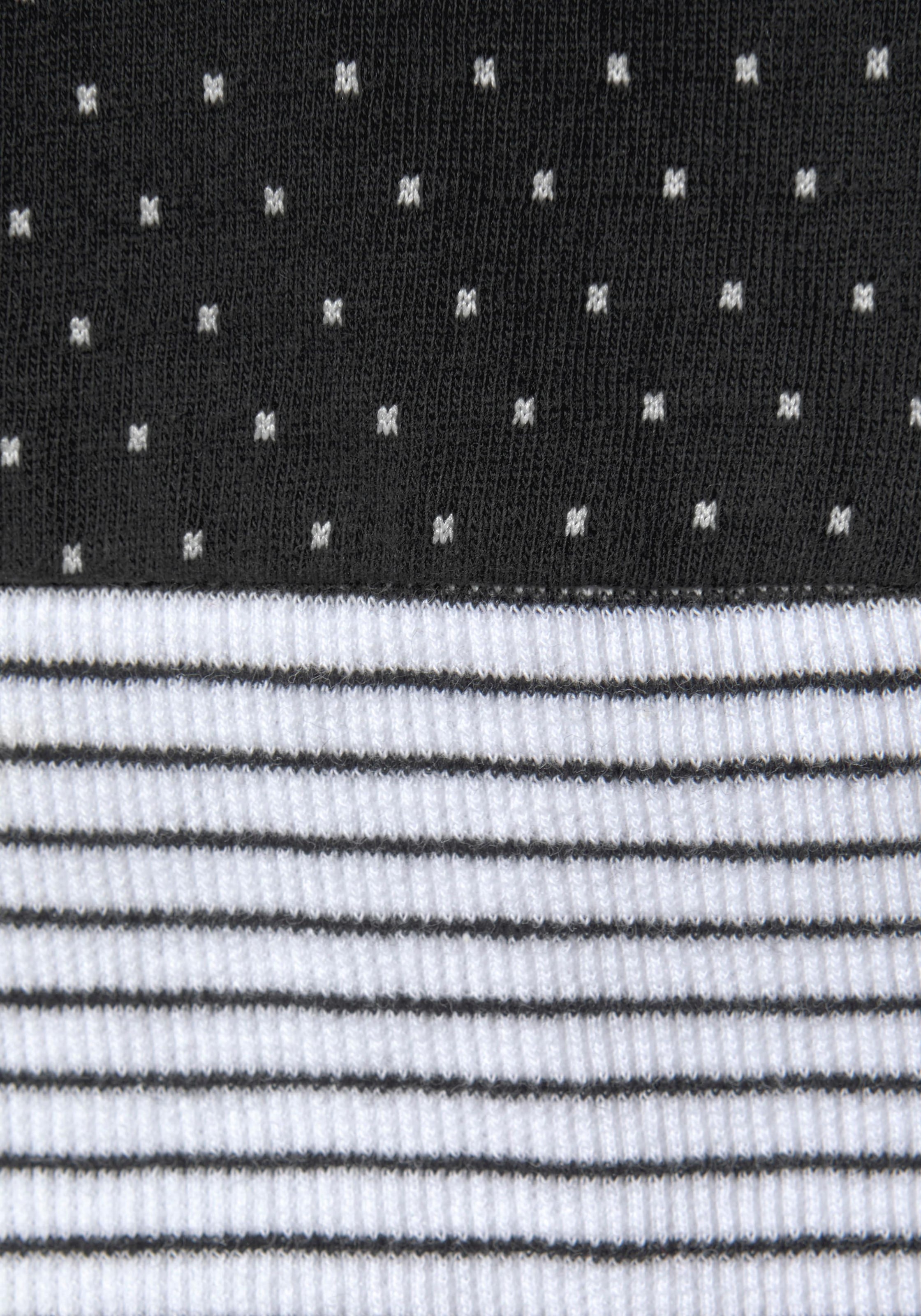 Vivance Dreams Nachthemd 1-teilig,  mit Pünktchen- und Streifenmuster