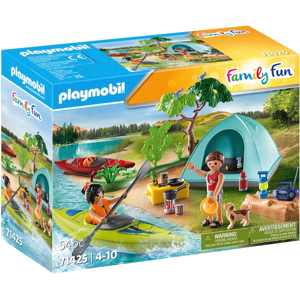 Playmobil® Konstruktions-Spielset »Zelten (71425), Family & Fun«, (54 St.)