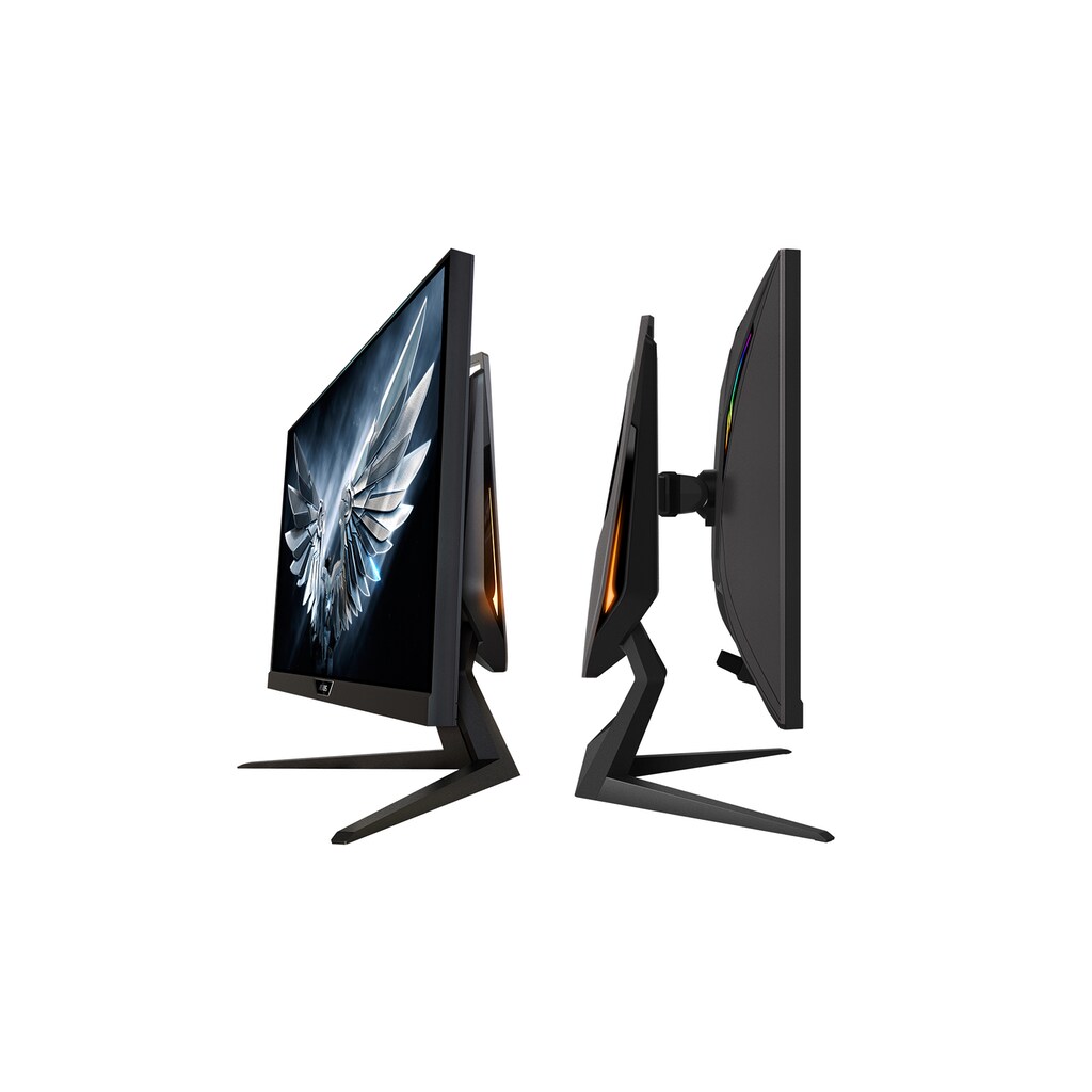 Gigabyte Gaming-Monitor »AORUS FI27Q-P Pivot-Funktion 90°«, 68,5 cm/27 Zoll, 2560 x 1440 px, QHD, 1 ms Reaktionszeit, 165 Hz, Standby-Modus 0,3 Watt, Energiesparmodus 0,5 Watt, Flimmerfei