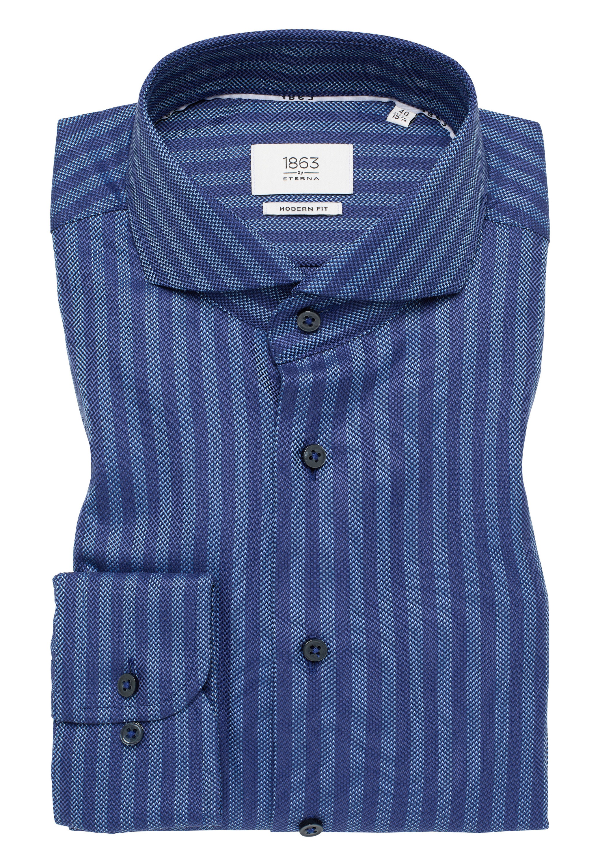 Eterna Langarmhemd »MODERN FIT« NON IRON (bügelfrei)