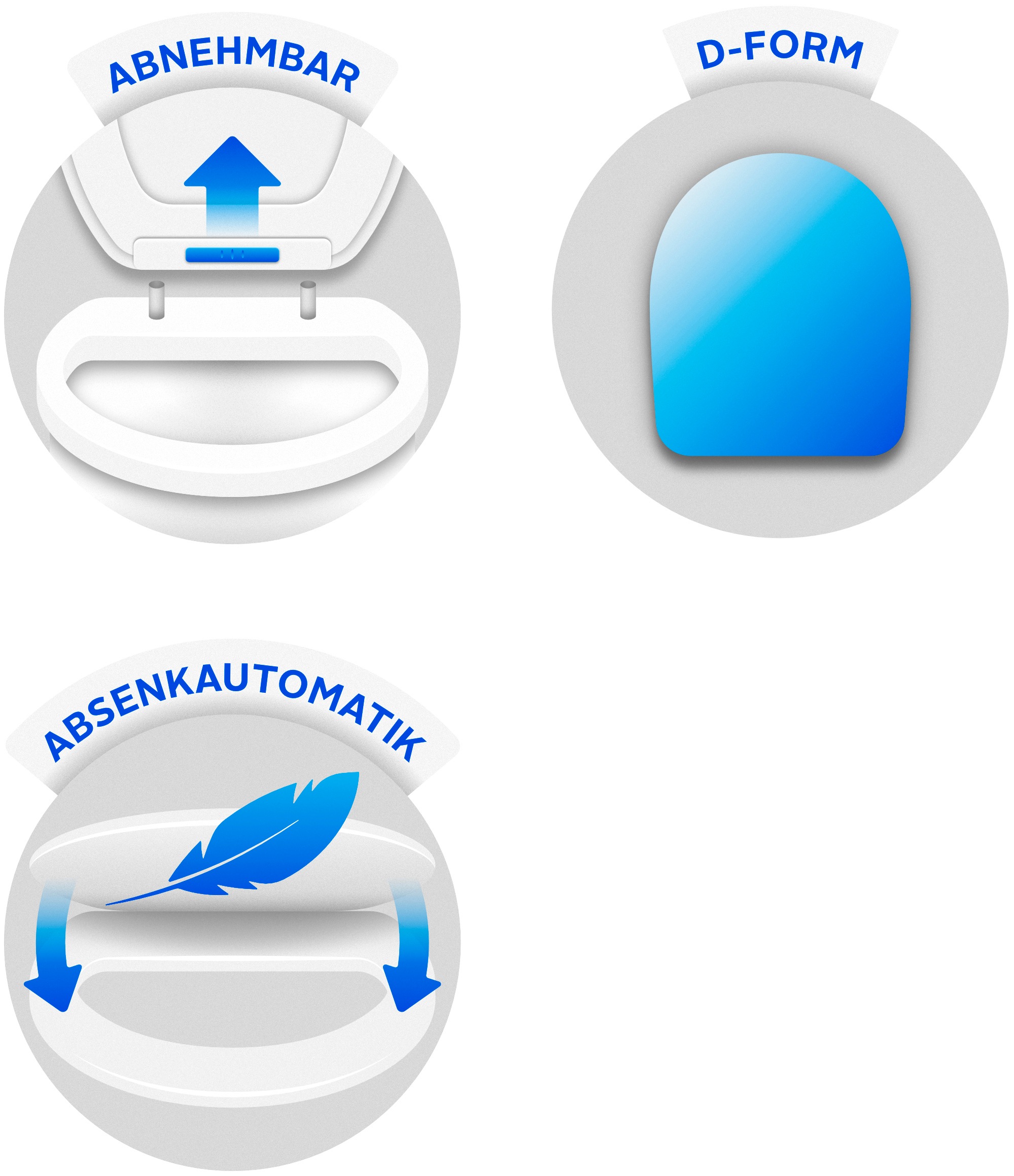 CORNAT WC-Sitz »PREMIUM 10« ergonomisches Design, mit Soft-Close-Funktion