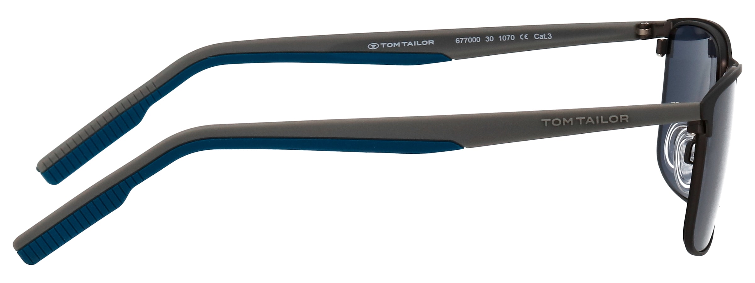 TOM TAILOR Sonnenbrille »Modell 677000« Form Karree/Eckig, Logoschriftzug auf Bügel, Kombifassung