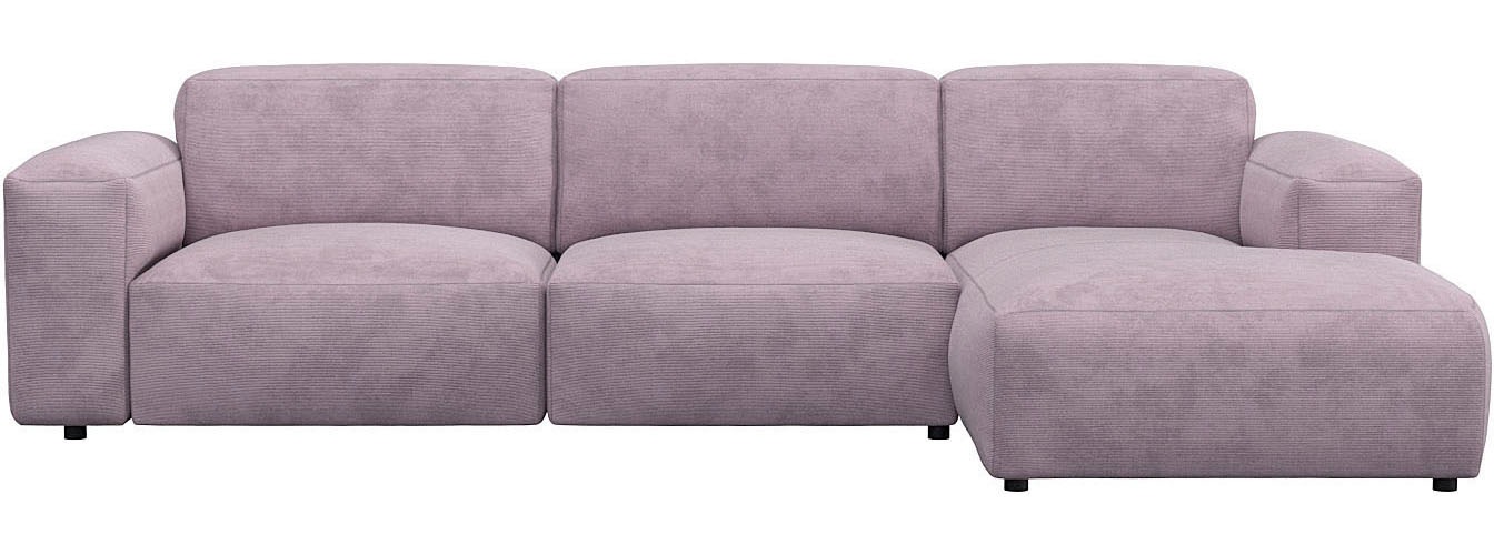 FLEXLUX Ecksofa »Lucera bequem und komfortabel durch hochwertigen Sitzaufba günstig online kaufen