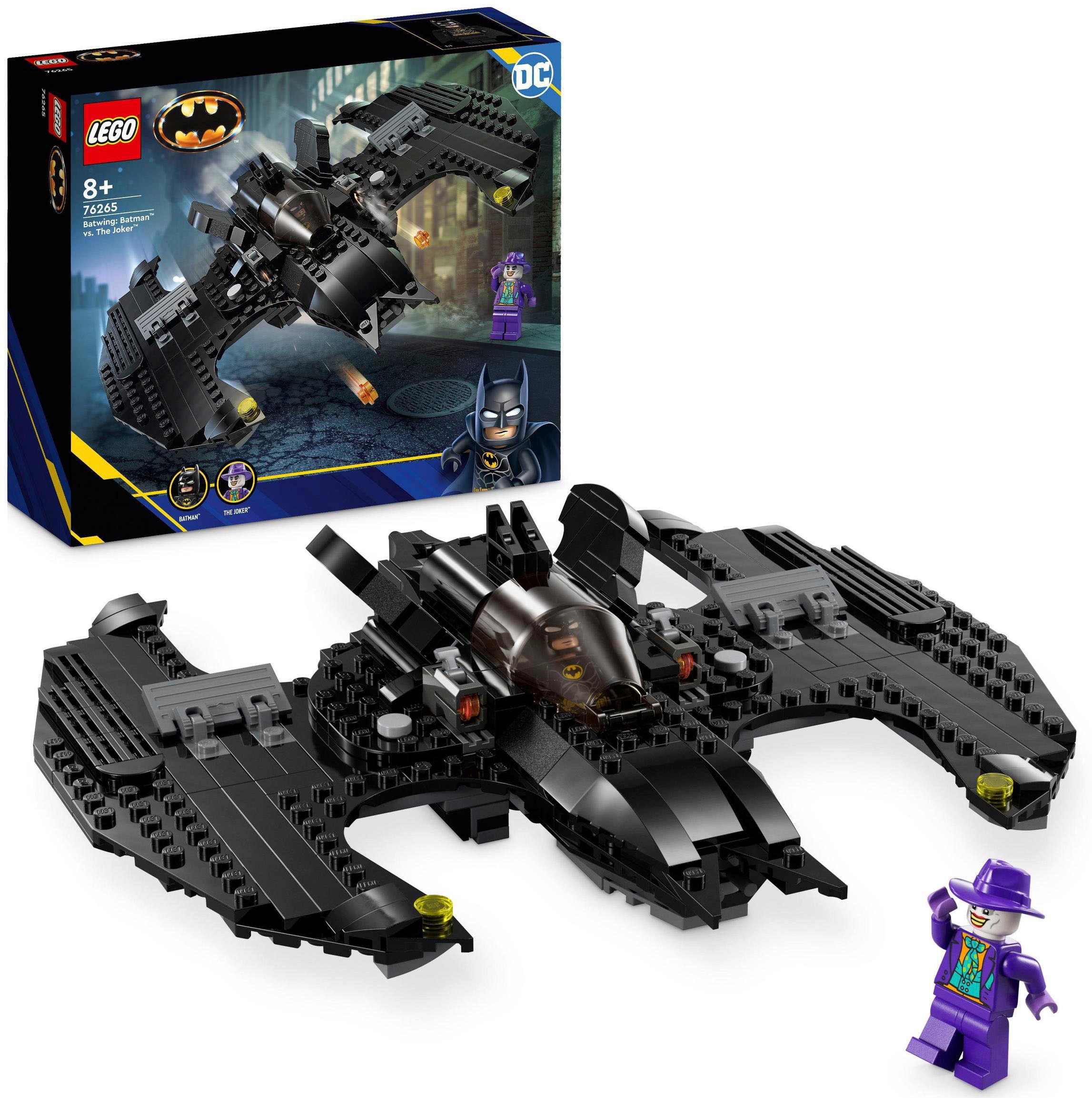 Konstruktionsspielsteine »Batwing: Batman vs. The Joker (76265), LEGO® DC«, (357 St.),...