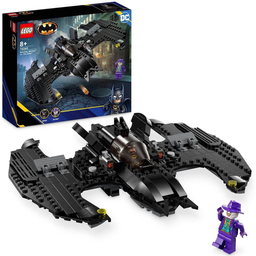 LEGO® Konstruktionsspielsteine »Batwing: Batman vs. The Joker (76265), LEGO® DC«, (357 St.), Made in Europe