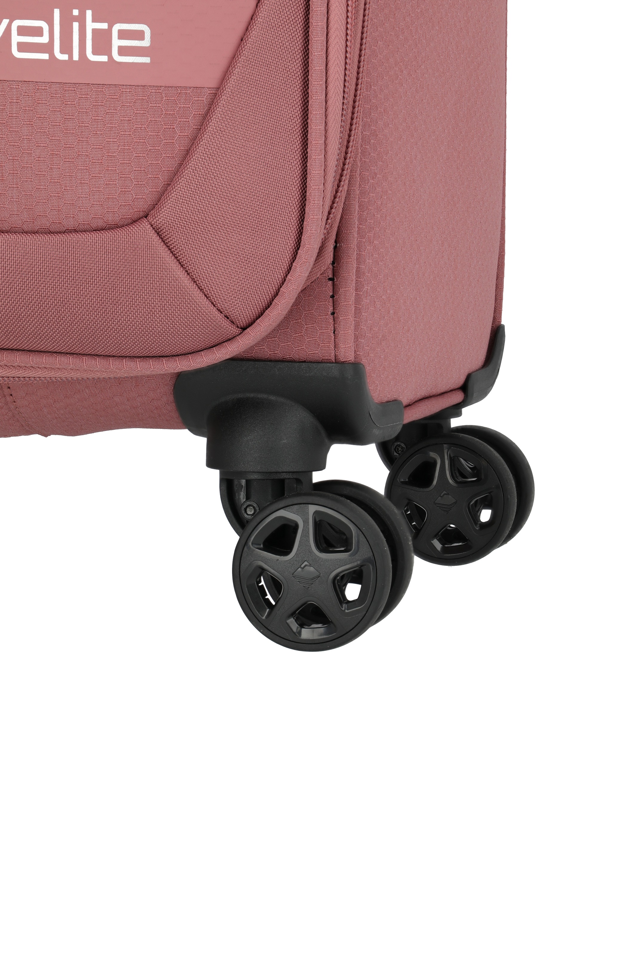 travelite Trolley »KICK OFF Reisekoffer« 110 l 4 Rollen 4 Doppelrollen, Außentaschen und Packgurte – leicht und robust