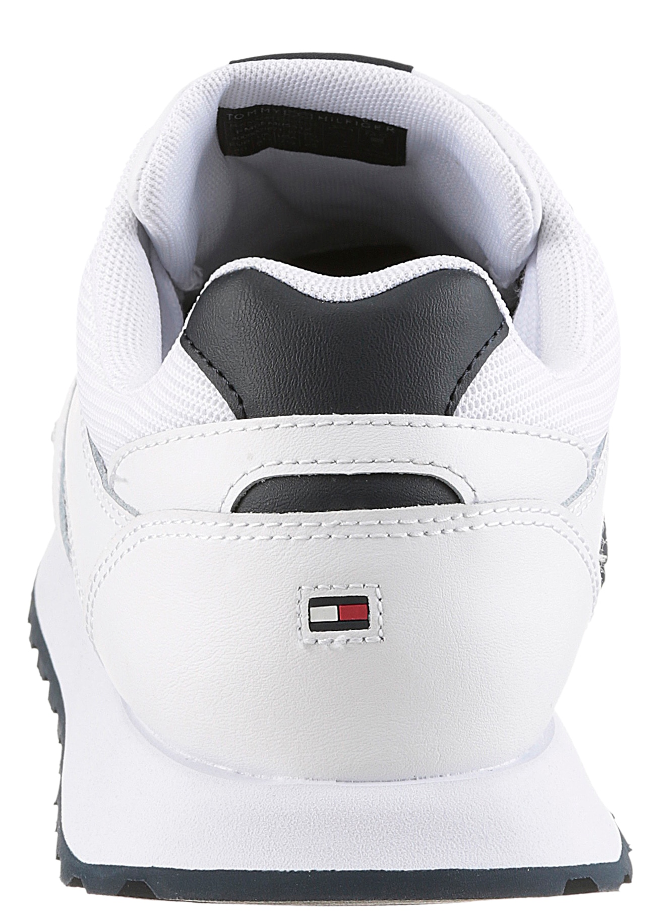 Tommy Hilfiger Sneaker »NEW RUNNER EVA LTH ESS«, Freizeitschuh, Halbschuh, Schnürer mit sportiver Lochung