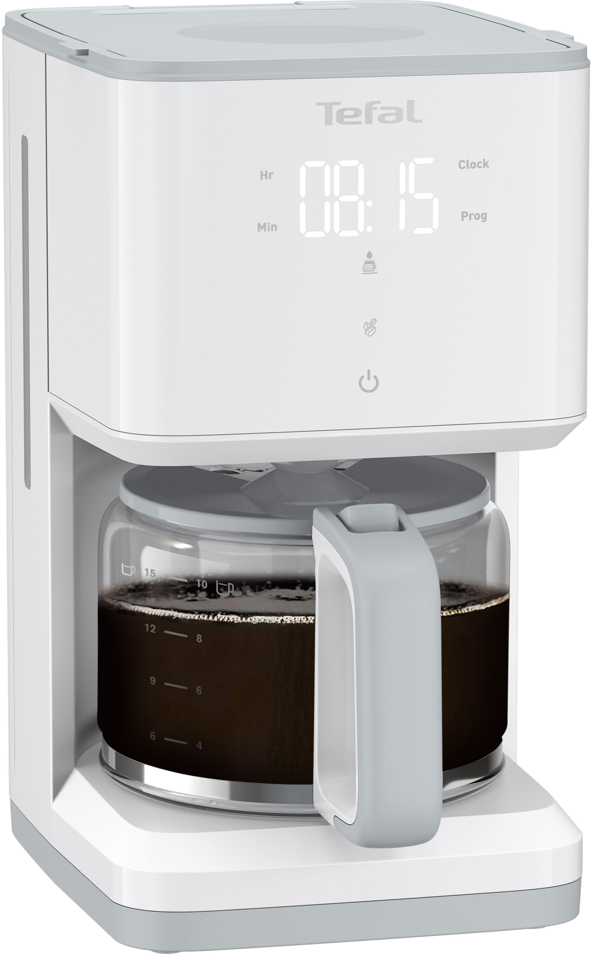 online Kaffeekanne, Filterkaffeemaschine Glaskanne 15 Deckel, 1,25 l 10 für mit Kapazität Sense«, »CM6931 - Tassen bestellen Tefal Digital-Anzeige,