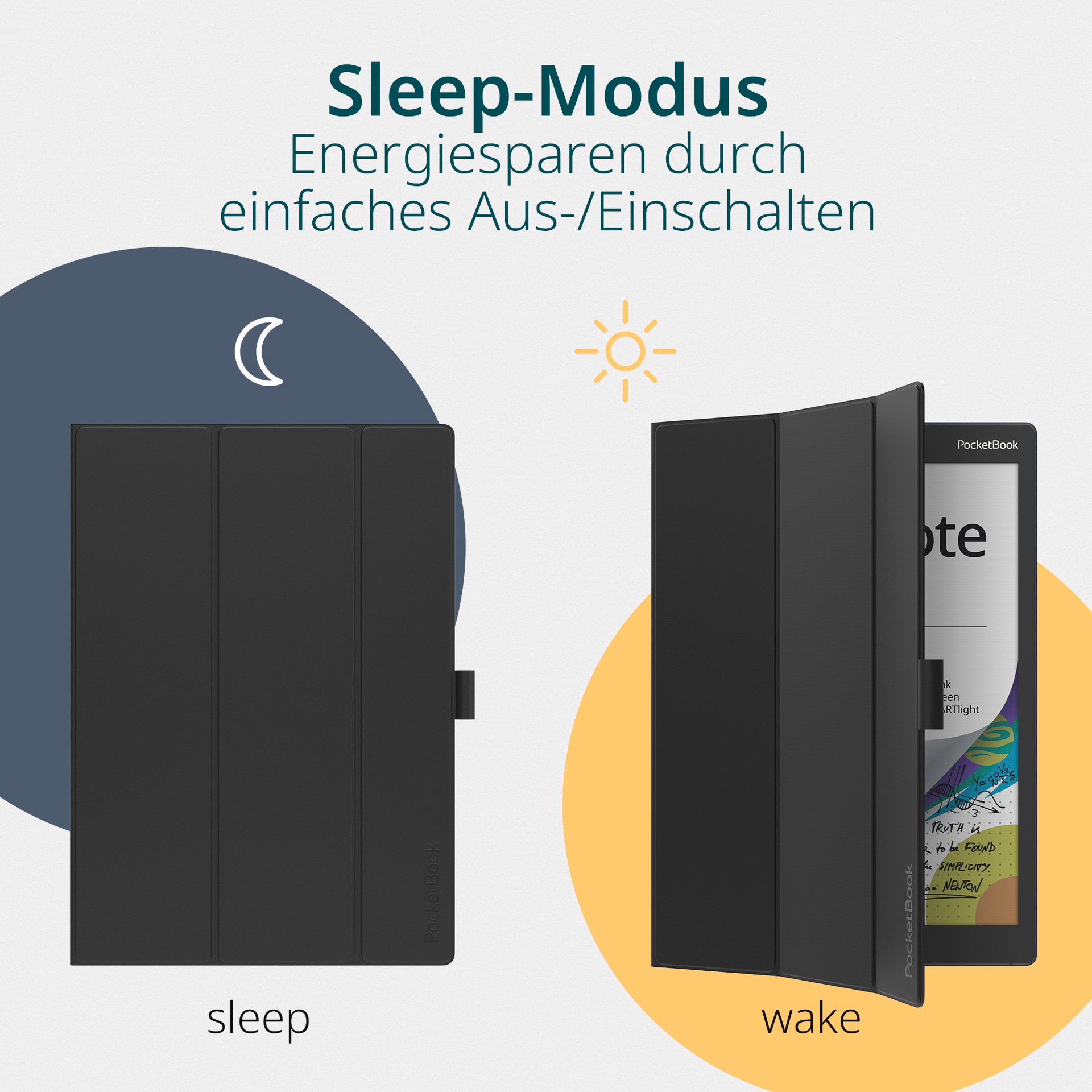 PocketBook Handyhülle »Flip Cover 10,3 Zoll«, Backcover, Schutzhülle, Handyschutzhülle, Case, Schutzcase, stoßfest