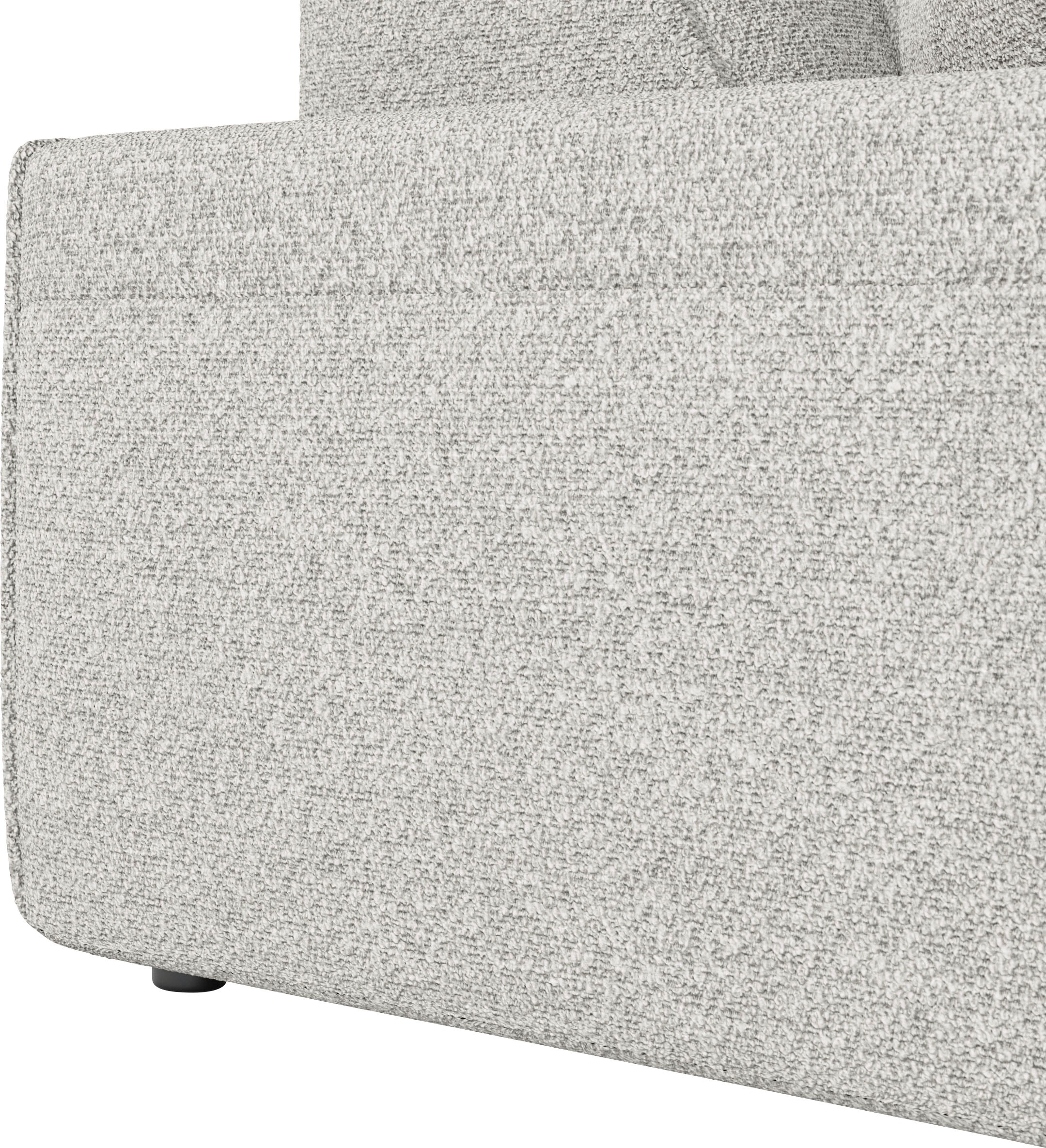 andas Ecksofa »Glimminge L-Form auch in Breitcord, Feincord + Easy care-Bezug,«, Breite 264, Zierkissen