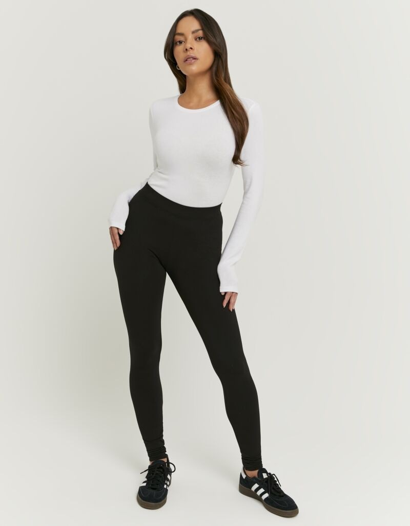 Tally Weijl Leggings »SLEPESOFT«  Materialmix, High Waist