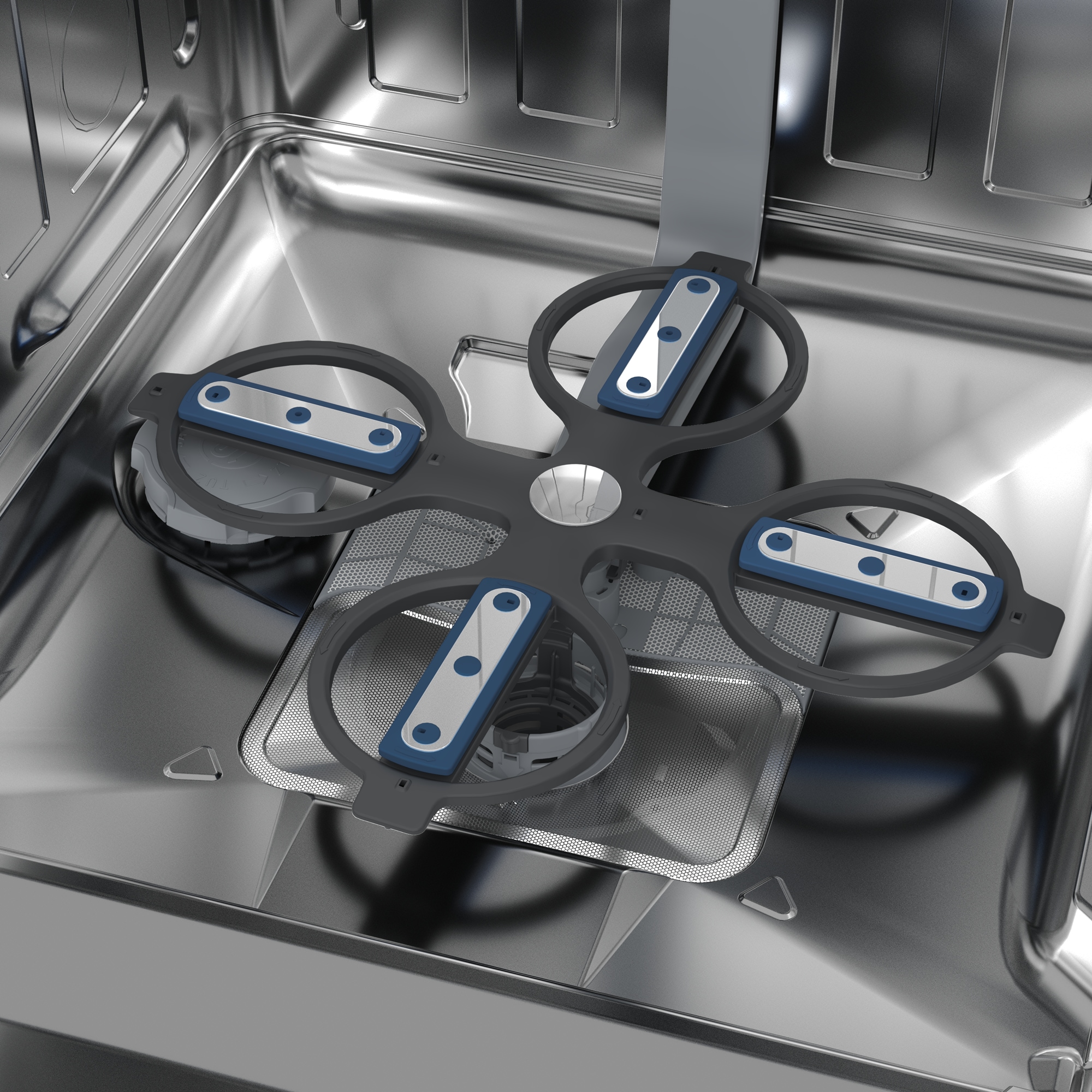 BEKO Unterbaugeschirrspüler »BDDN36550XP«, 15 Maßgedecke
