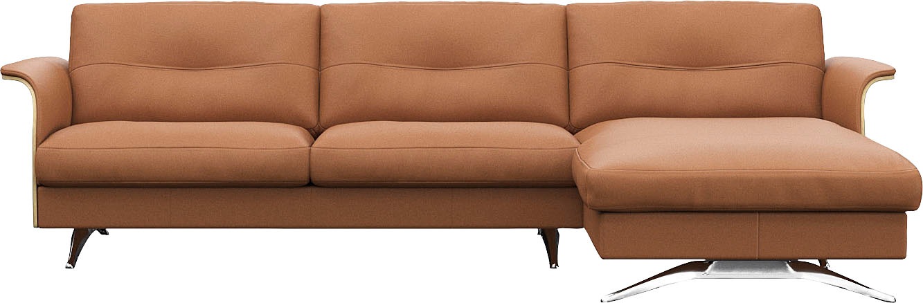 FLEXLUX Ecksofa »Glow, super bequem durch hochwertigem Sitzaufbau mit Feder günstig online kaufen