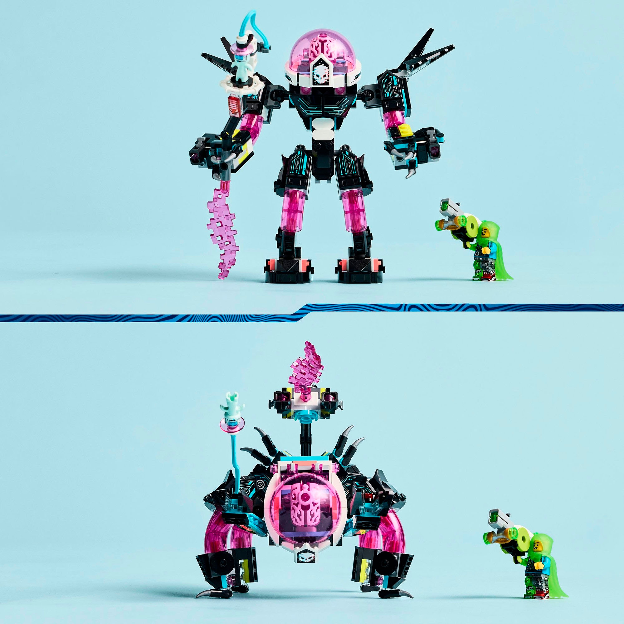 LEGO® Konstruktionsspielsteine »Mateo vs. Cyberhirn-Mech (71495), LEGO DREAMZzz«, (368 St.), Made in Europe