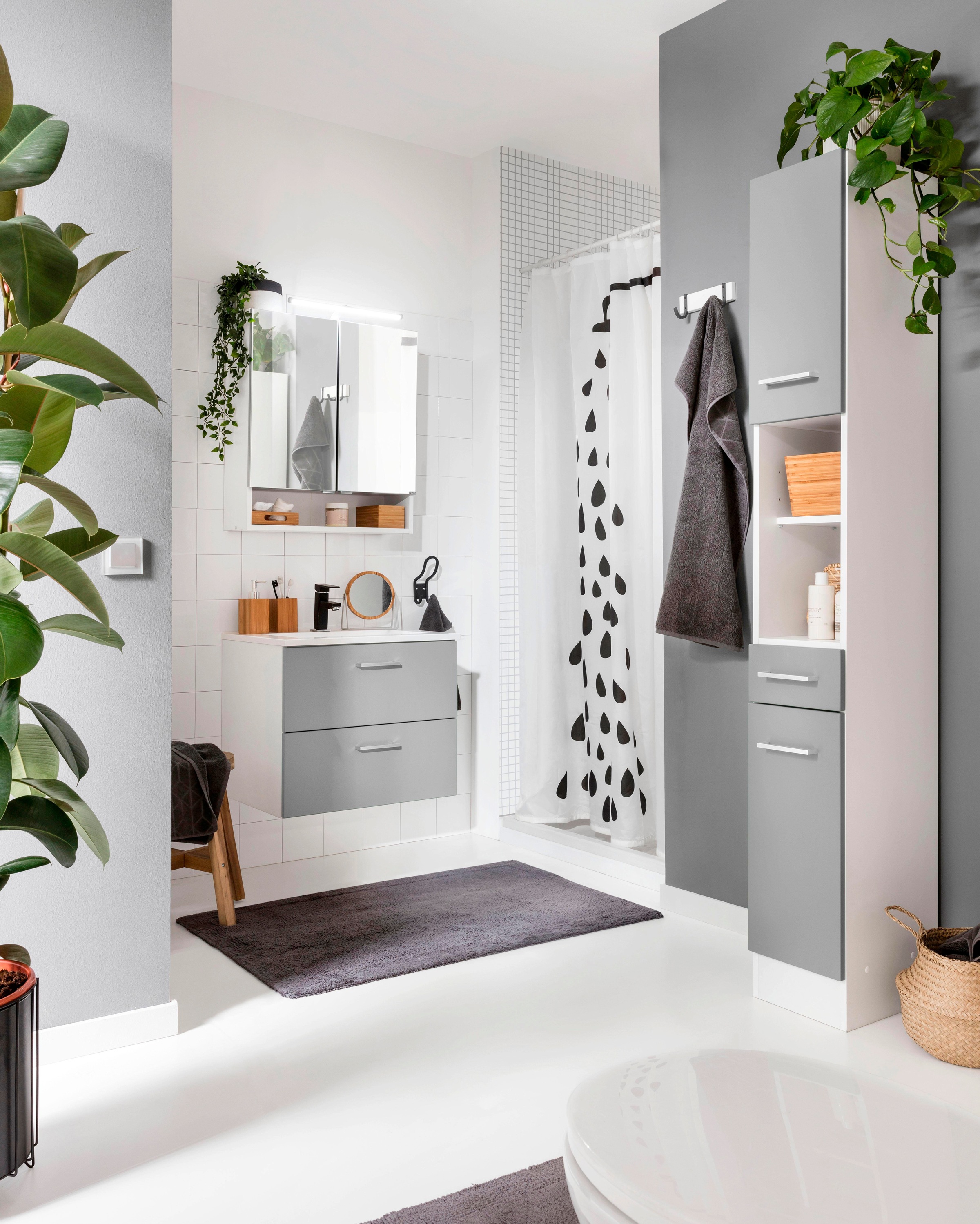 welltime Badmöbel-Set »Ribera« 2 Stk. tlg.