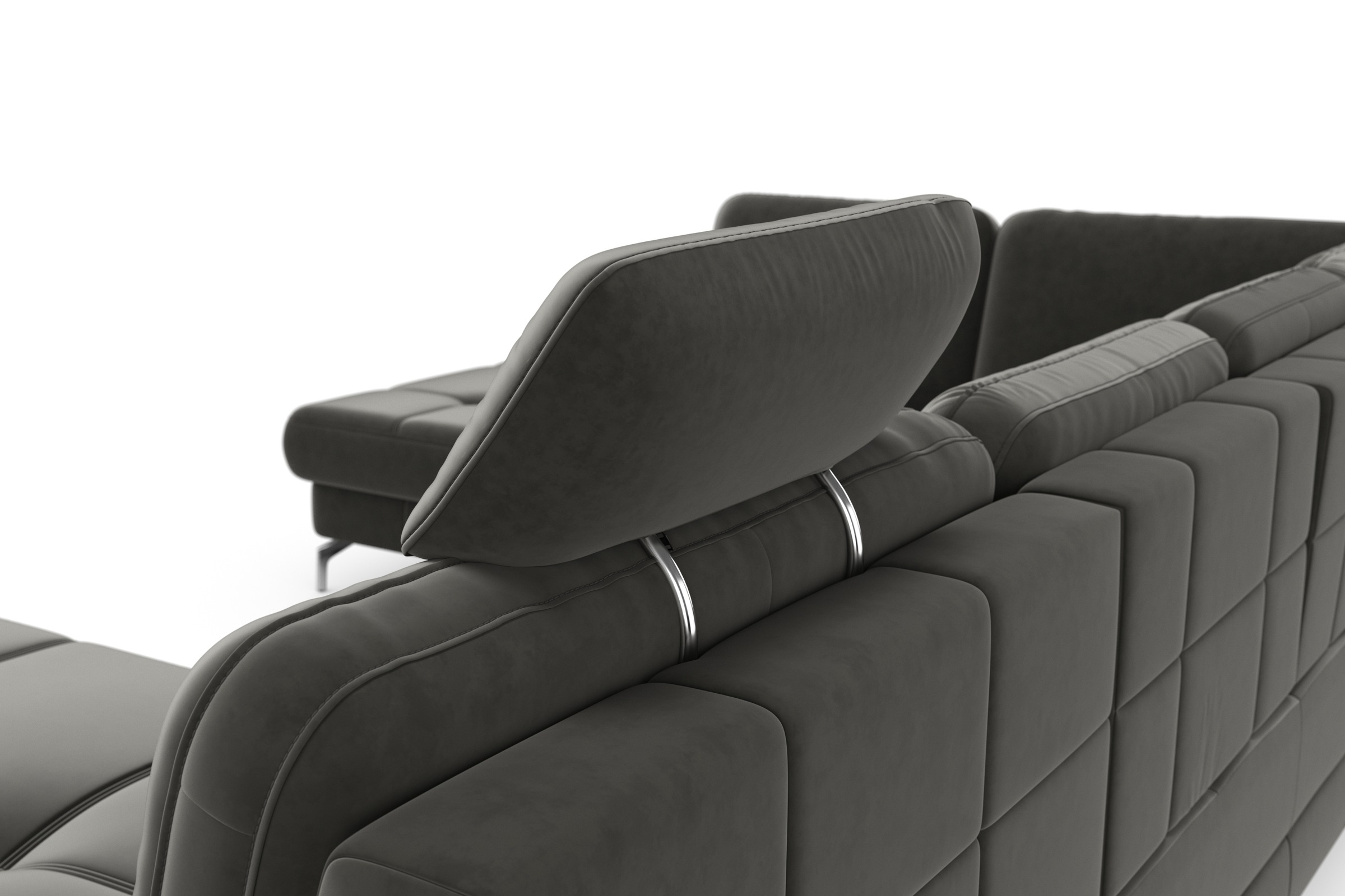 sit&more Wohnlandschaft »Bendigo U-Form«, inklusive Sitztiefenverstellung, Bodenfreiheit 12 cm, in 2 Fußfarben