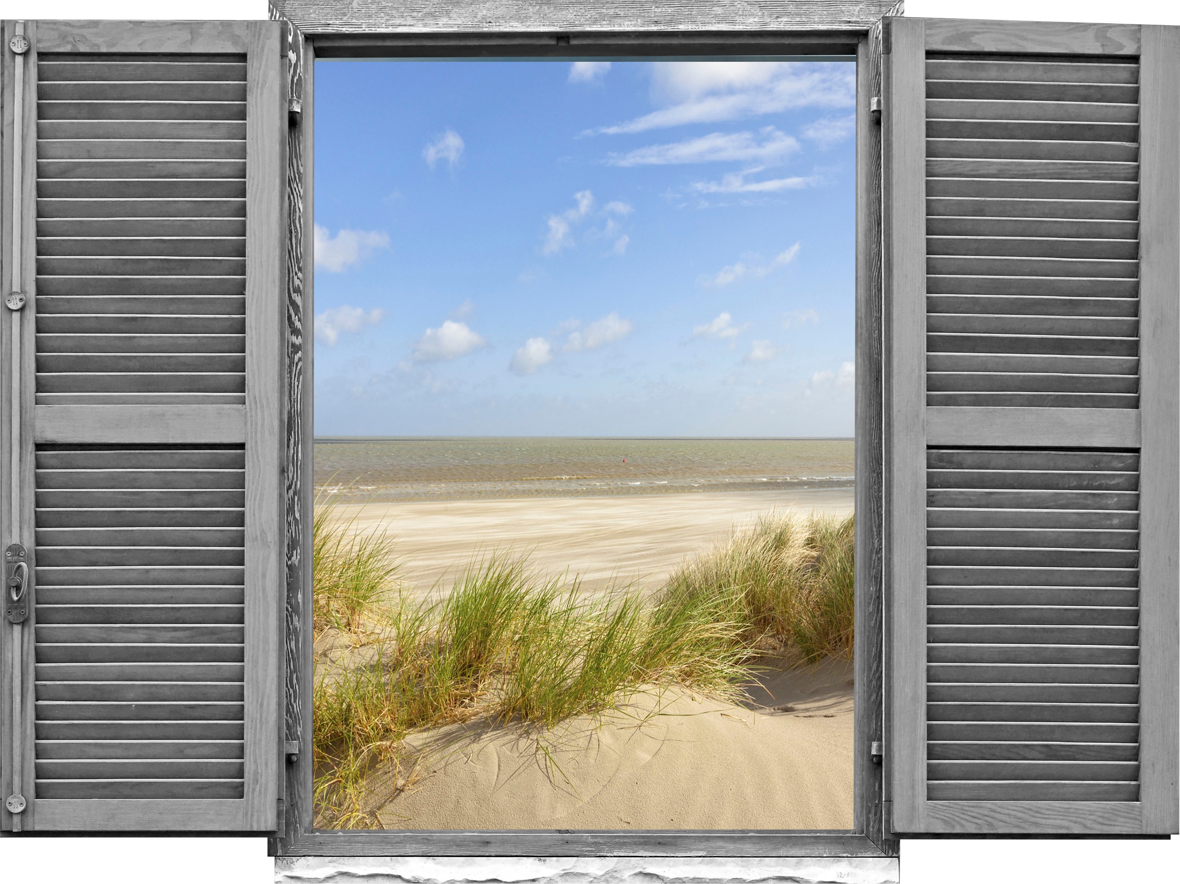 queence Wandtattoo »Düne« Wandsticker, Wandbild, selbstklebend, 3D, Fenster günstig online kaufen