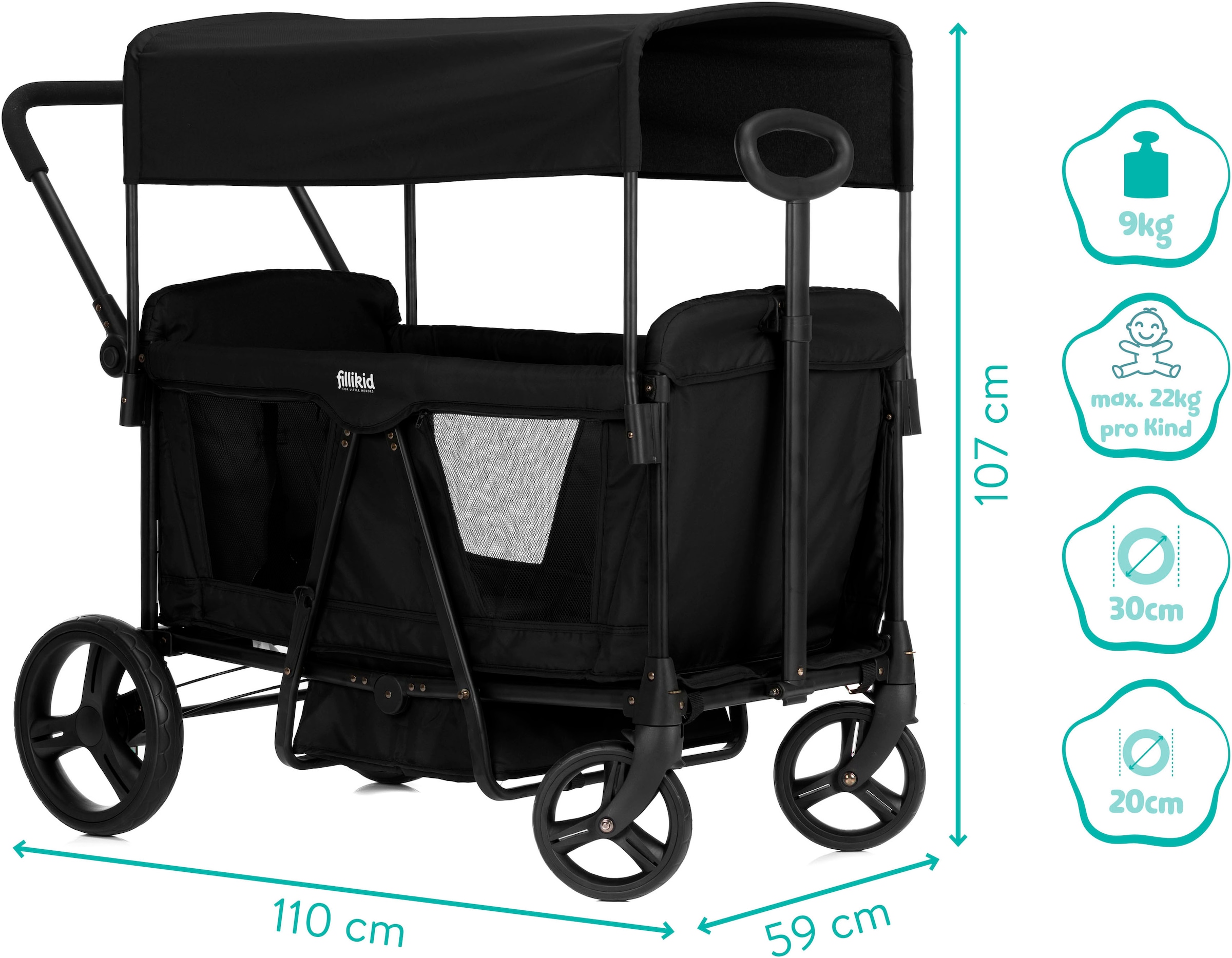 Fillikid Bollerwagen »Oskar«