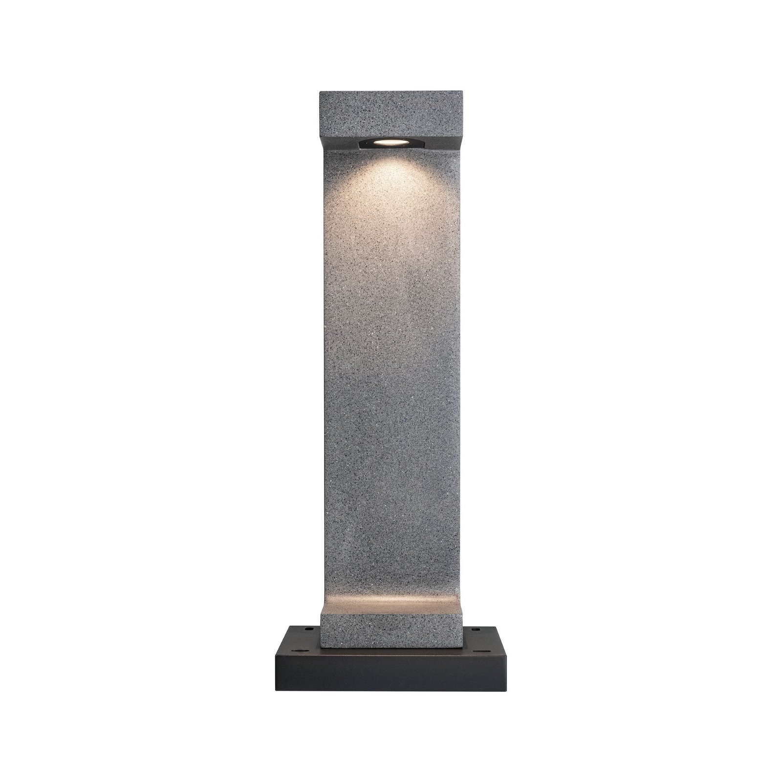 Paulmann LED Pollerleuchte »Concrea IP65 616mm 3000K 6,8W 200lm 230V schwarzer Sandstein Beton«, 1 flammig