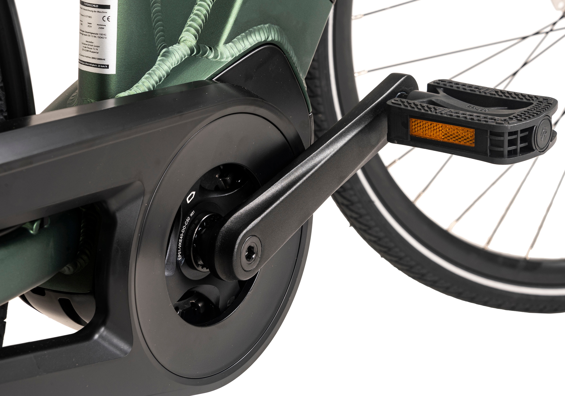 Adore »CX-280« 8 Gang Shimano Nexus Schaltwerk Nabenschaltung Mittelmotor 250 W Pedelec, Elektrofahrrad für Damen u. Herren