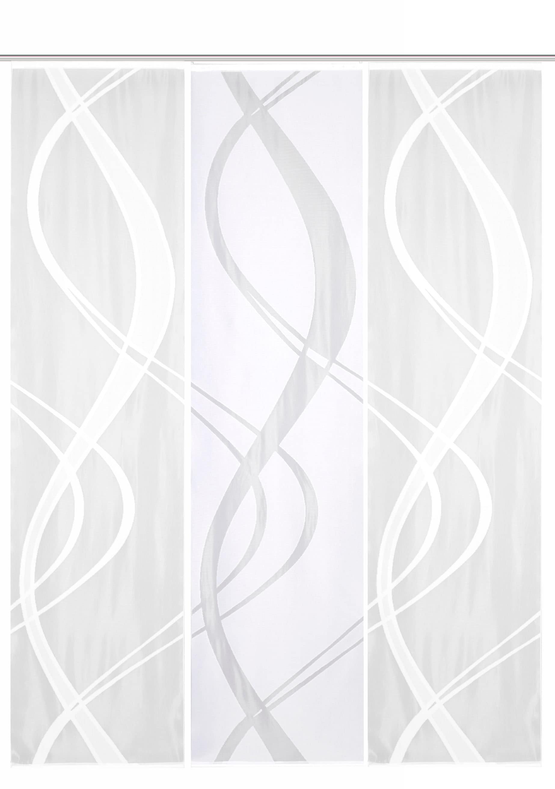 HOME WOHNIDEEN Schiebegardine »TIBASO«, (3 St.), halbtransparent