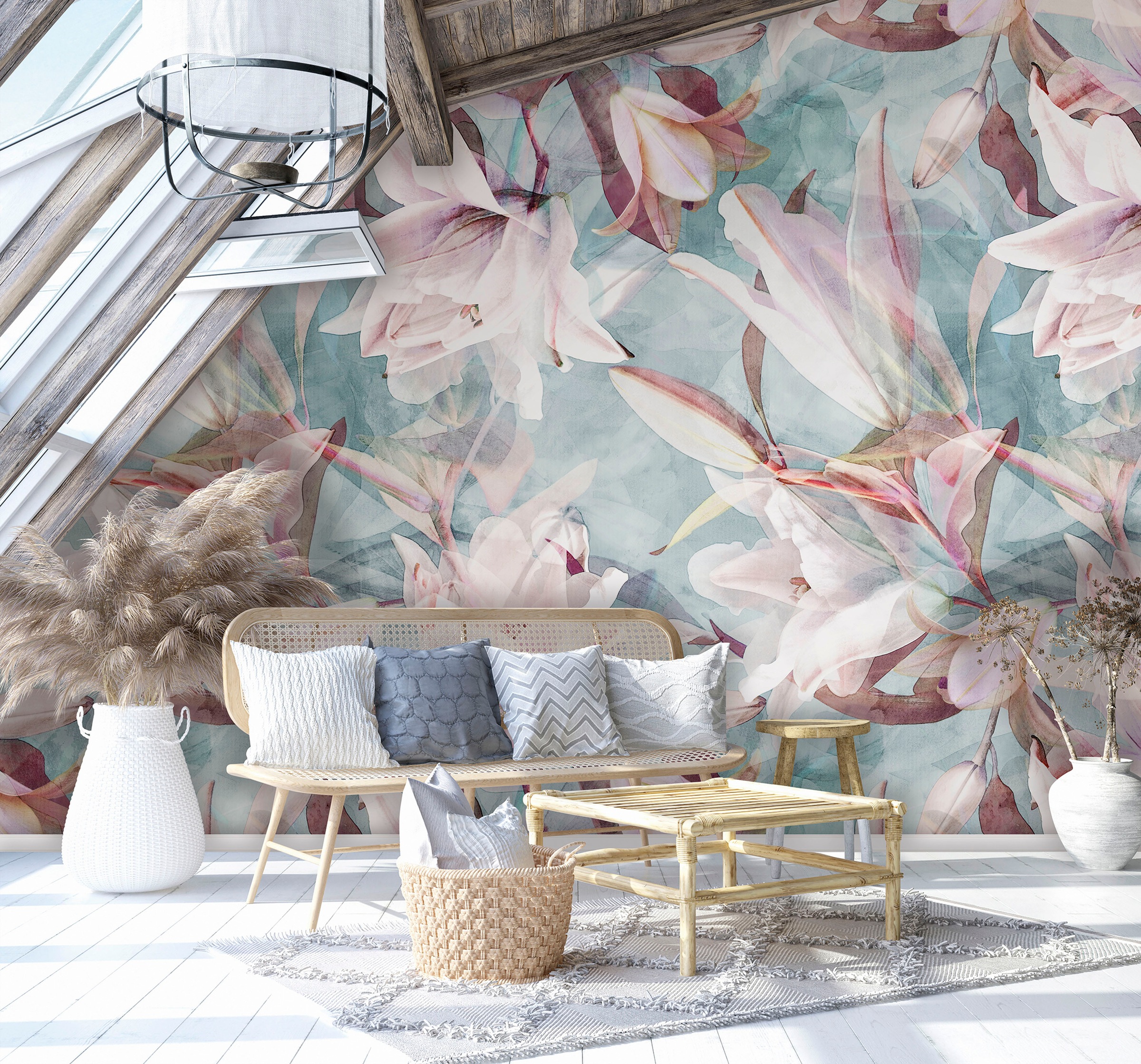 Marburg Fototapete »Magnolia«, matt, für kaufen Schlafzimmer auf Küche Wohnzimmer moderne Raten Vliestapete