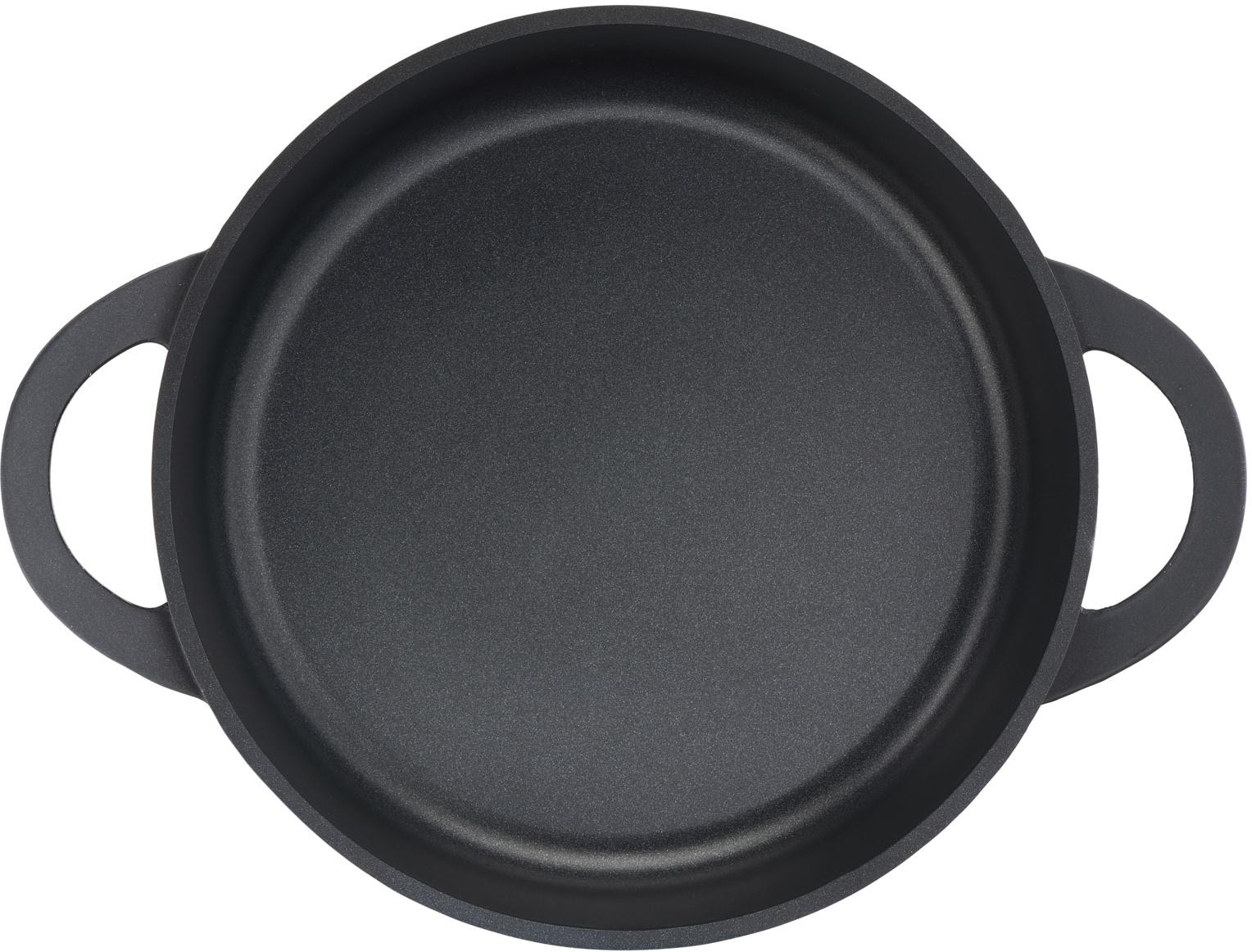 Tefal Servierpfanne »Trattoria Schmorpfanne 28 cm hoher Rand, Pfanne Induktion«, Aluminiumguss, (1 tlg.), Antihaftversiegelung, mit Deckel, für alle Herdarten geeignet