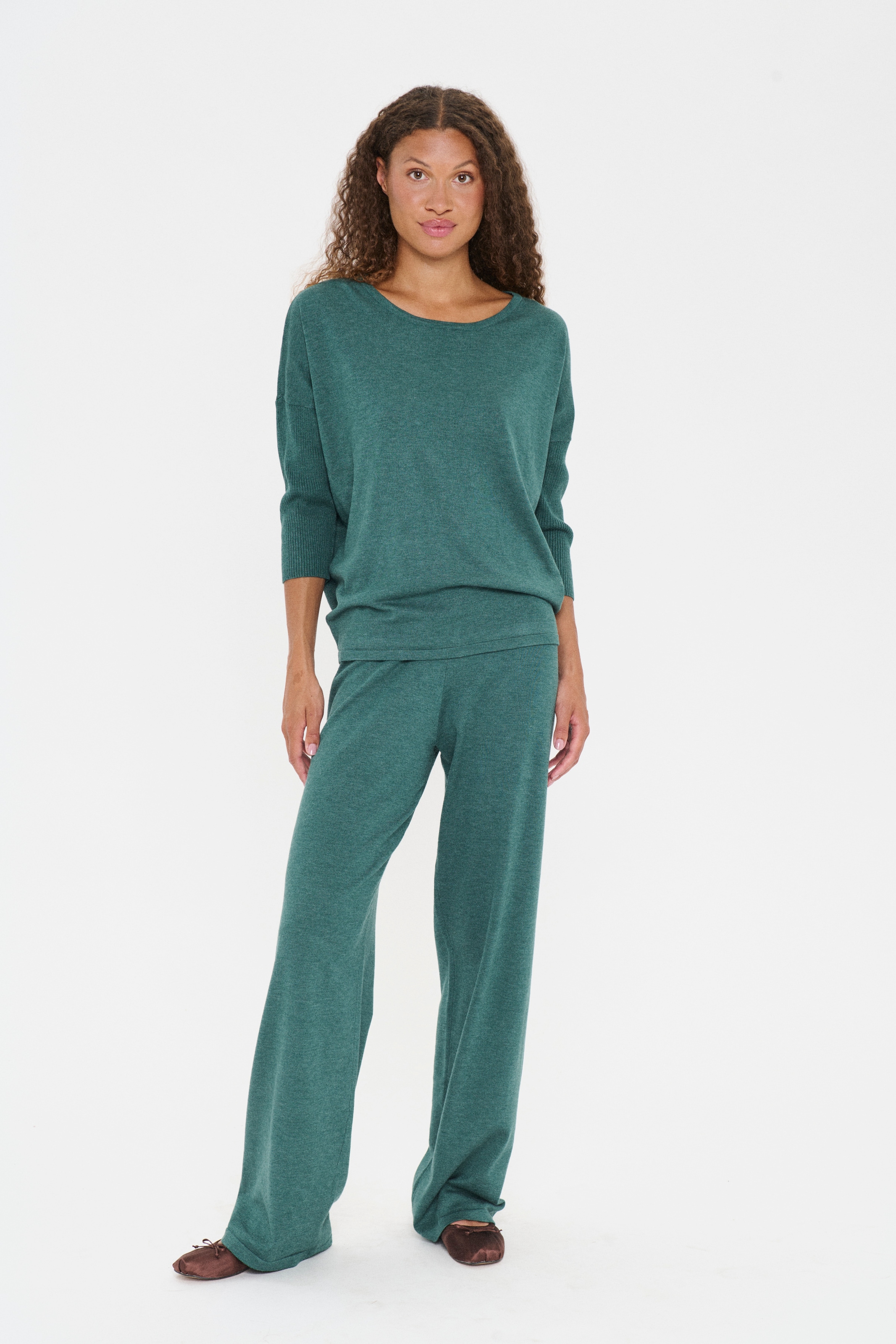 Saint Tropez Rundhalspullover »A2561, MilaSZ R-Neck« Viskosemischung, Casual fit
