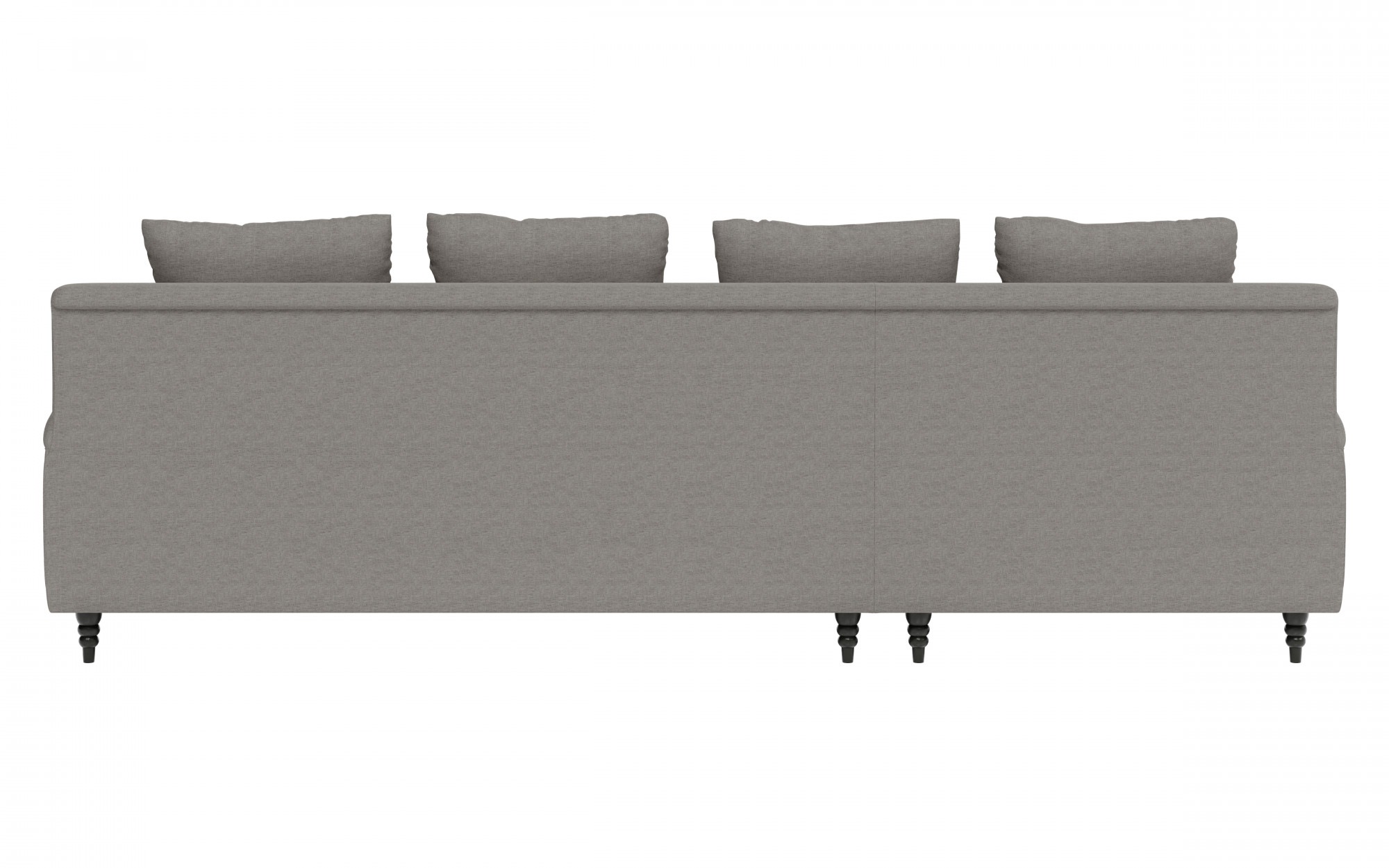 Guido Maria Kretschmer Home&Living Ecksofa »NORIN L-Form«, zwei Fußarten: vorne - Rollen, hinten - Holzfüße