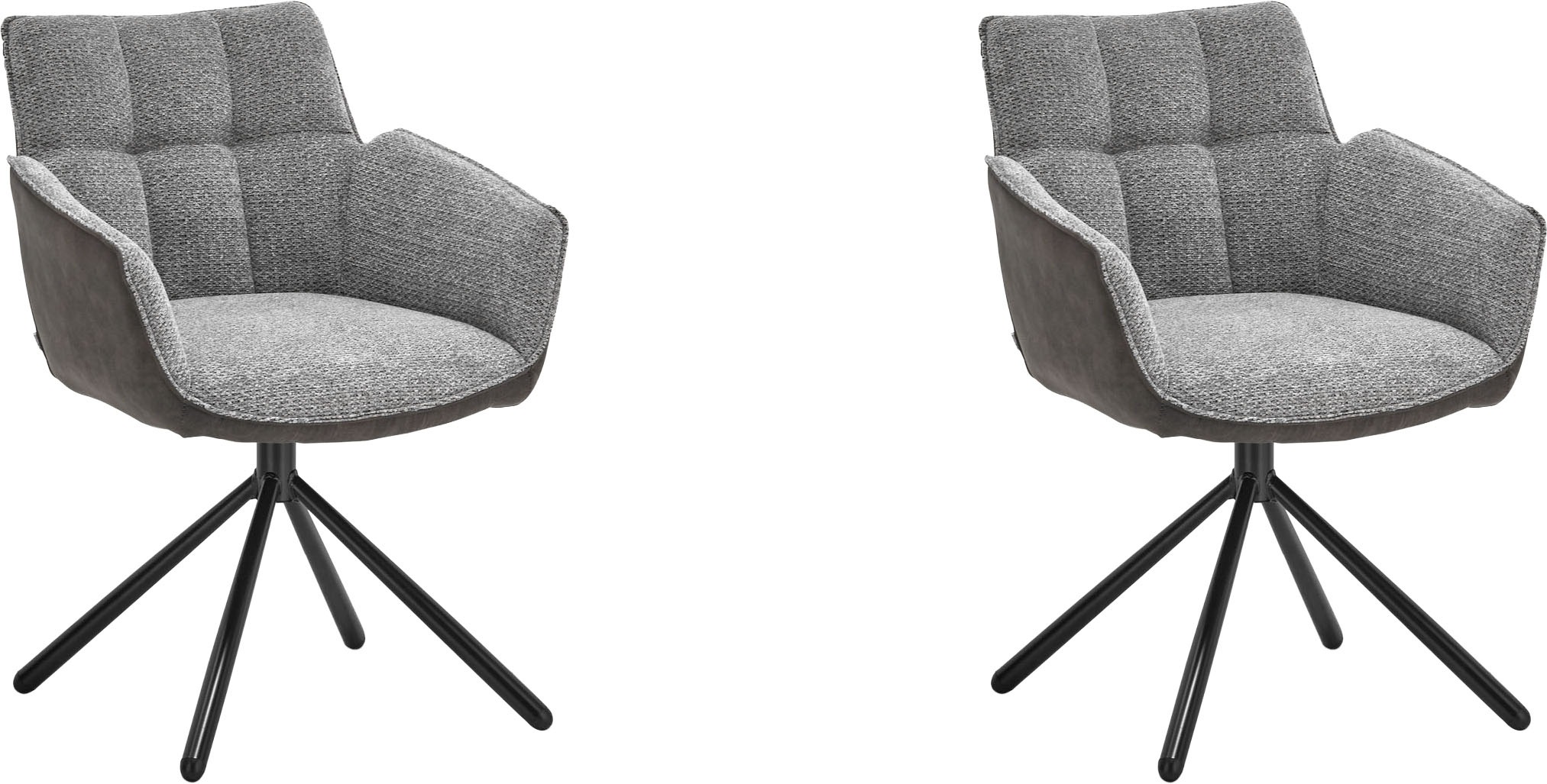 set one by Musterring Esszimmerstuhl »Frisco-B« (Set) 2 Stk.Bezug innen Che günstig online kaufen