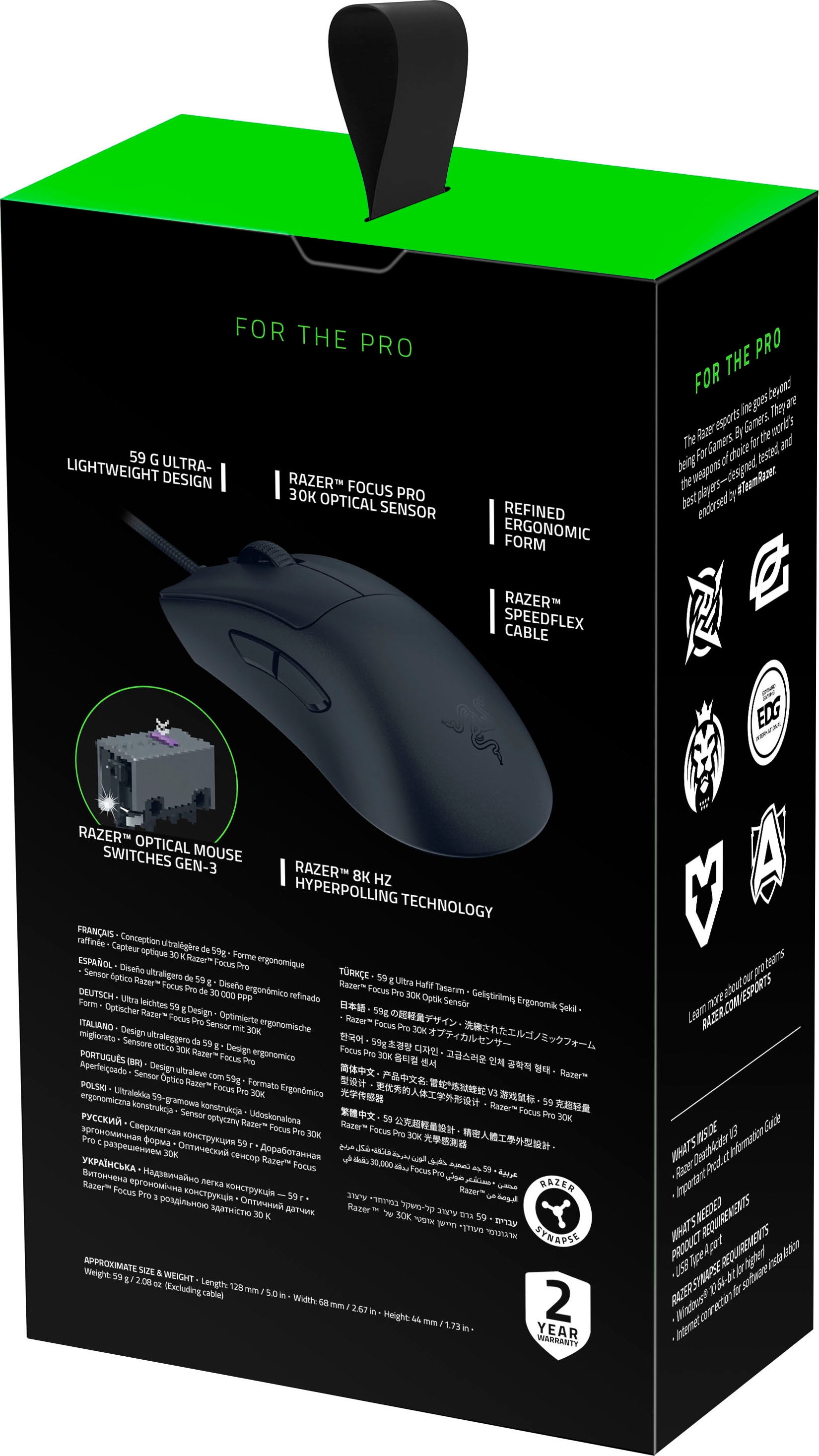 RAZER Gaming-Maus »DeathAdder V3«, kabelgebunden