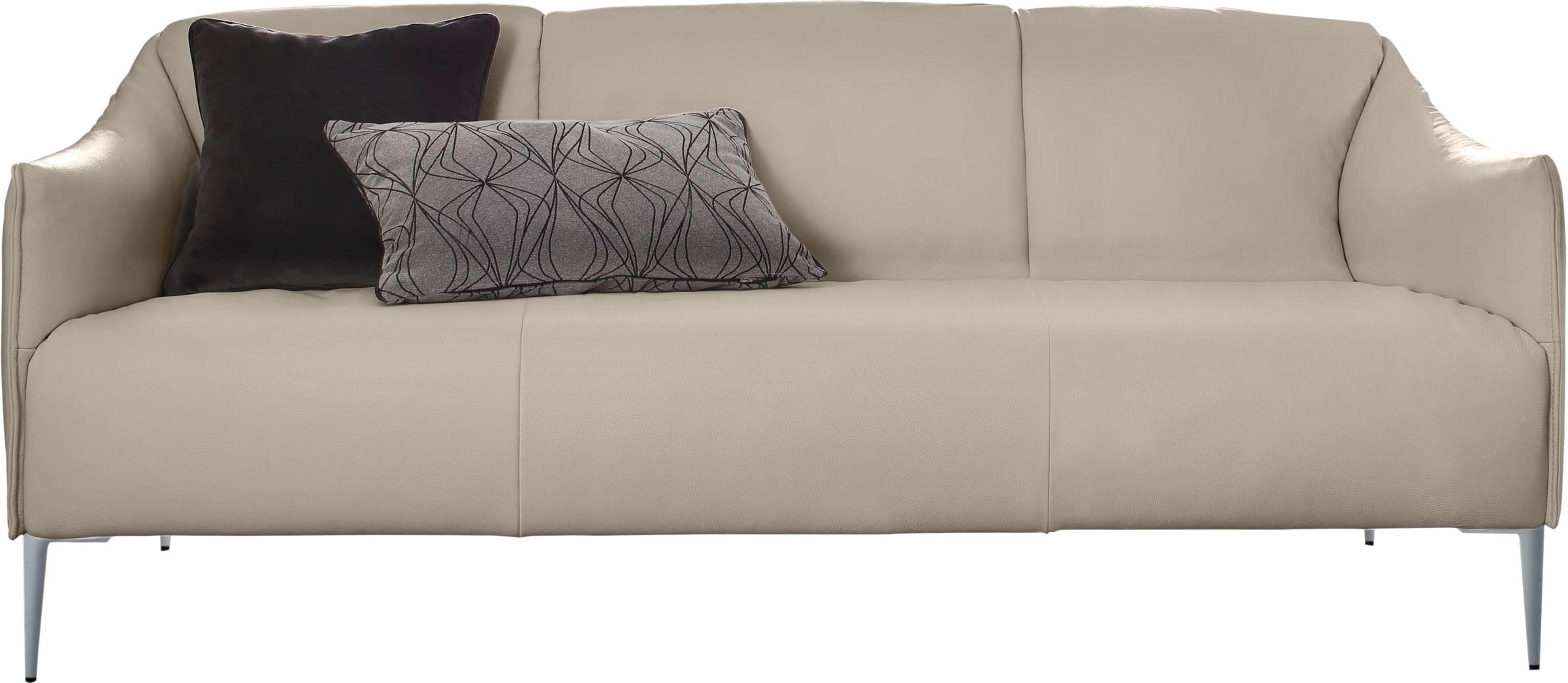 W.SCHILLIG 2,5-Sitzer »sally«, mit Metallfüßen in Silber matt, Breite 194 cm