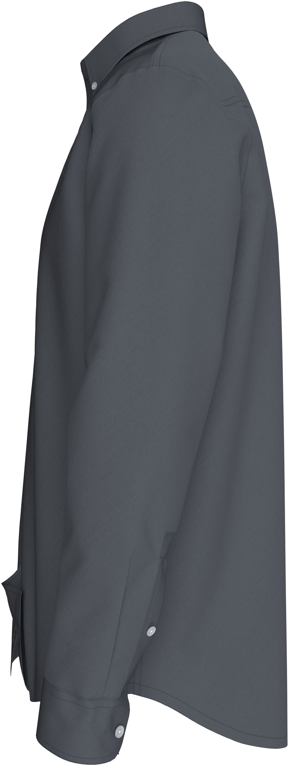 Tommy Jeans Langarmhemd »TJM ENTRY REG OXFORD SHIRT«, mit Logoprägung