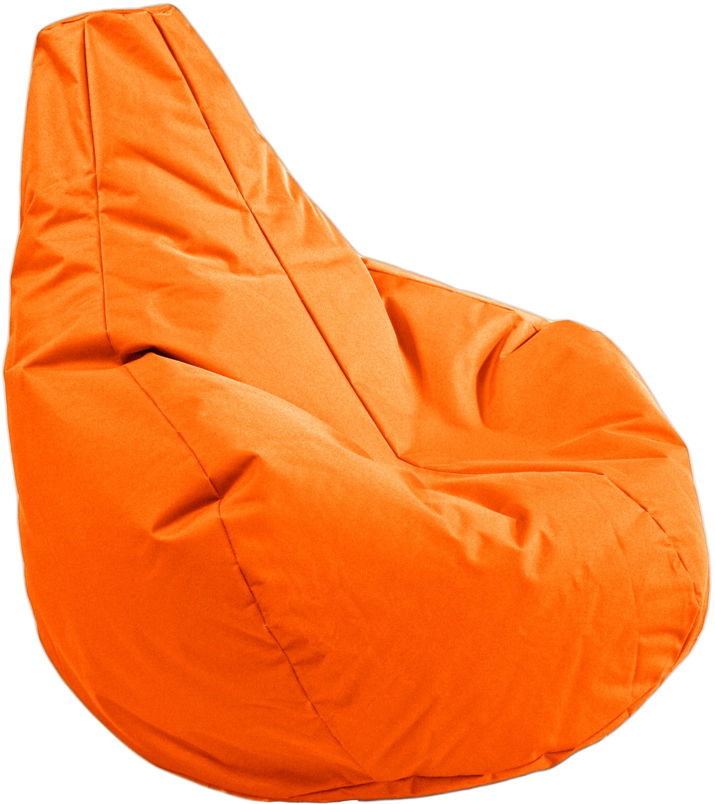 KINZLER Sitzsack »Gamer« 1 Stk. tlg. Uni Farben, mit Rückenlehne, Outdoor geeignet, Kinderzimmer orange Bezug: 100% Polyester