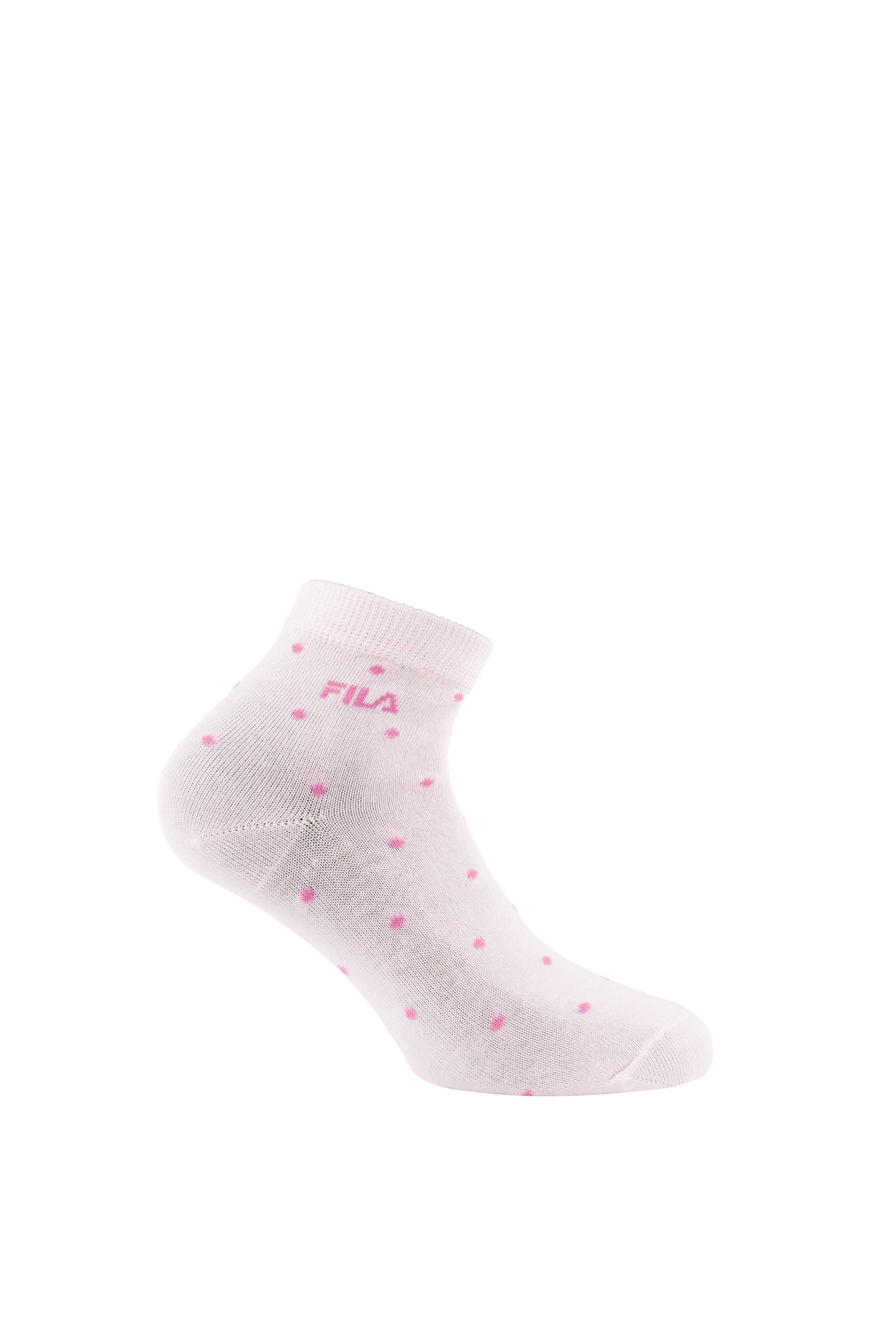 Fila Kurzsocken 3 Paar,  mit schmalem Rippenbündchen, gepunktet, Cotton-Mix