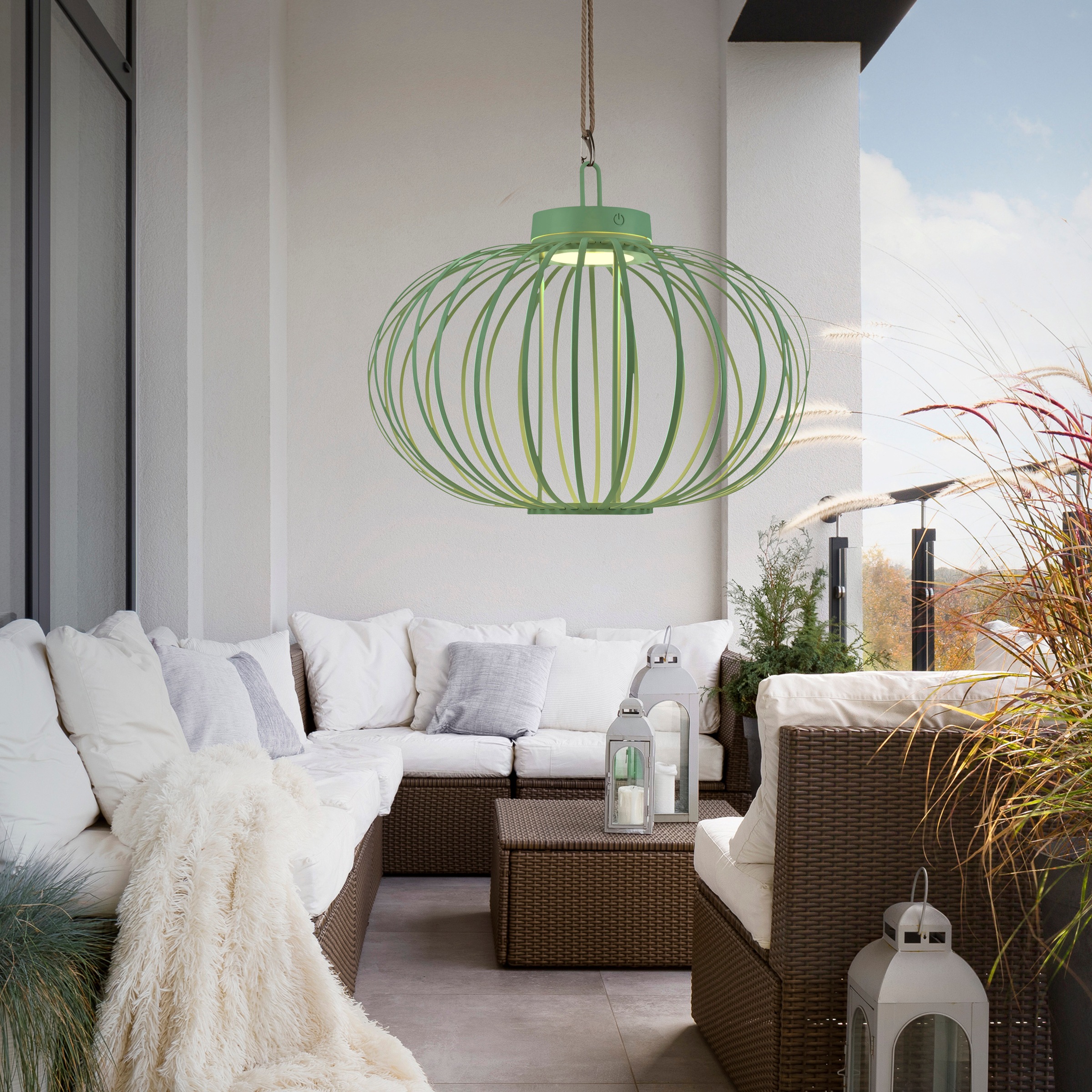 JUST LIGHT Pendelleuchte »AKUBA«, 1 flammig, Leuchtmittel LED-Modul   LED f günstig online kaufen