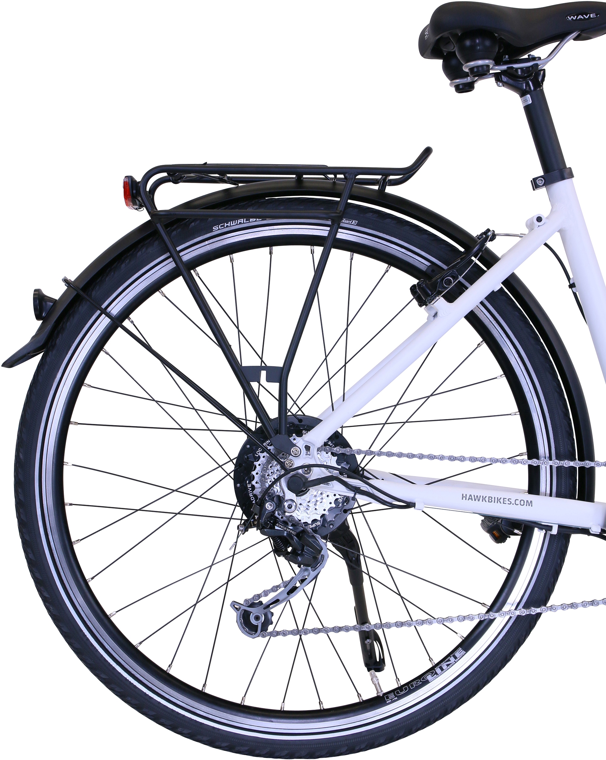 3. Bild von HAWK Bikes E-Bike »HAWK«, 8 Gang, microSHIFT, Microshift, Heckmotor 250 W