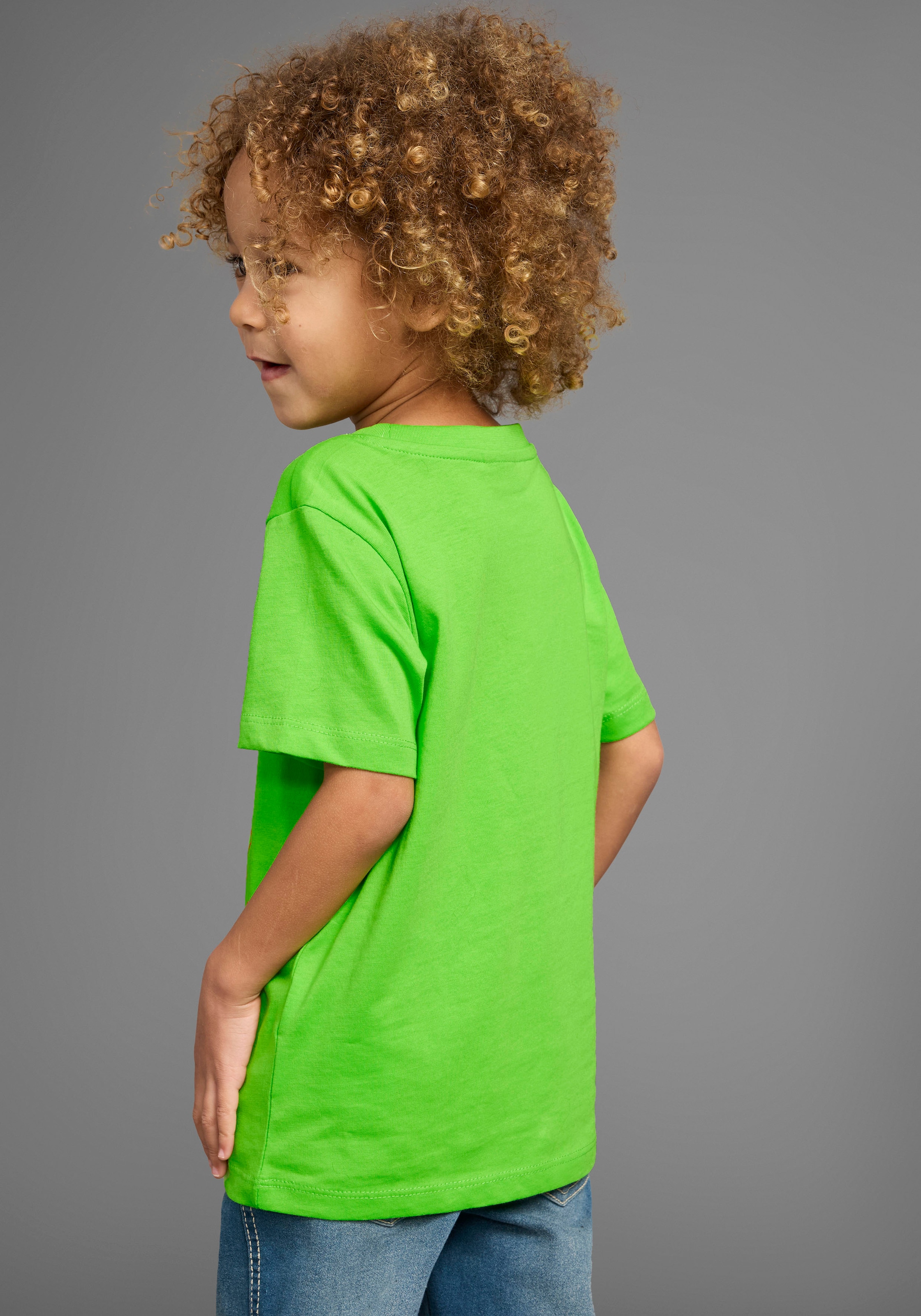 KIDSWORLD T-Shirt »Fußball-Print: TOOOR«, Kurzarm, Basic-Passform, mit Statements/Sprüchen