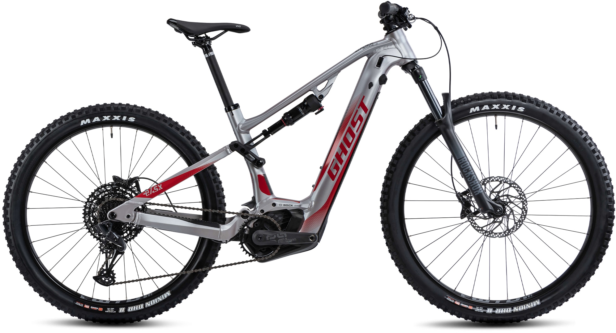 Bild von Ghost E-Bike »E-ASX 130 Universal AL«, 12 Gang, SRAM, SX Eagle, Mittelmotor 250 W, Pedelec, Elektrofahrrad für Damen u. Herren, MTB, Mountainbike