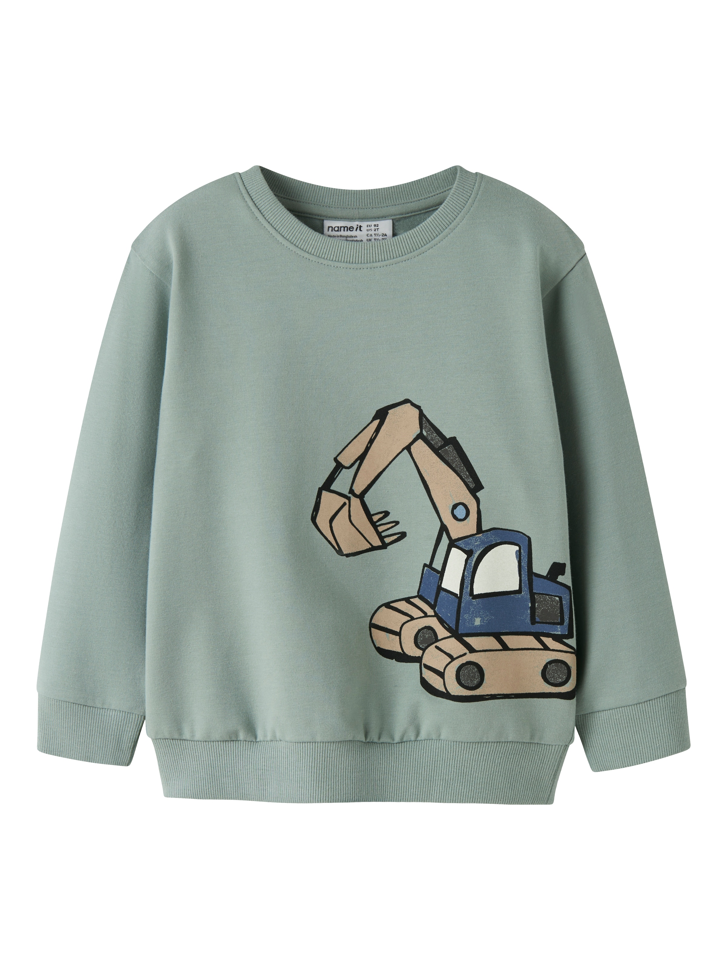 Name It Sweatshirt »NMMKARK LS NREG SWEAT UNB BOX«, Baumwollmischung, regular fit
