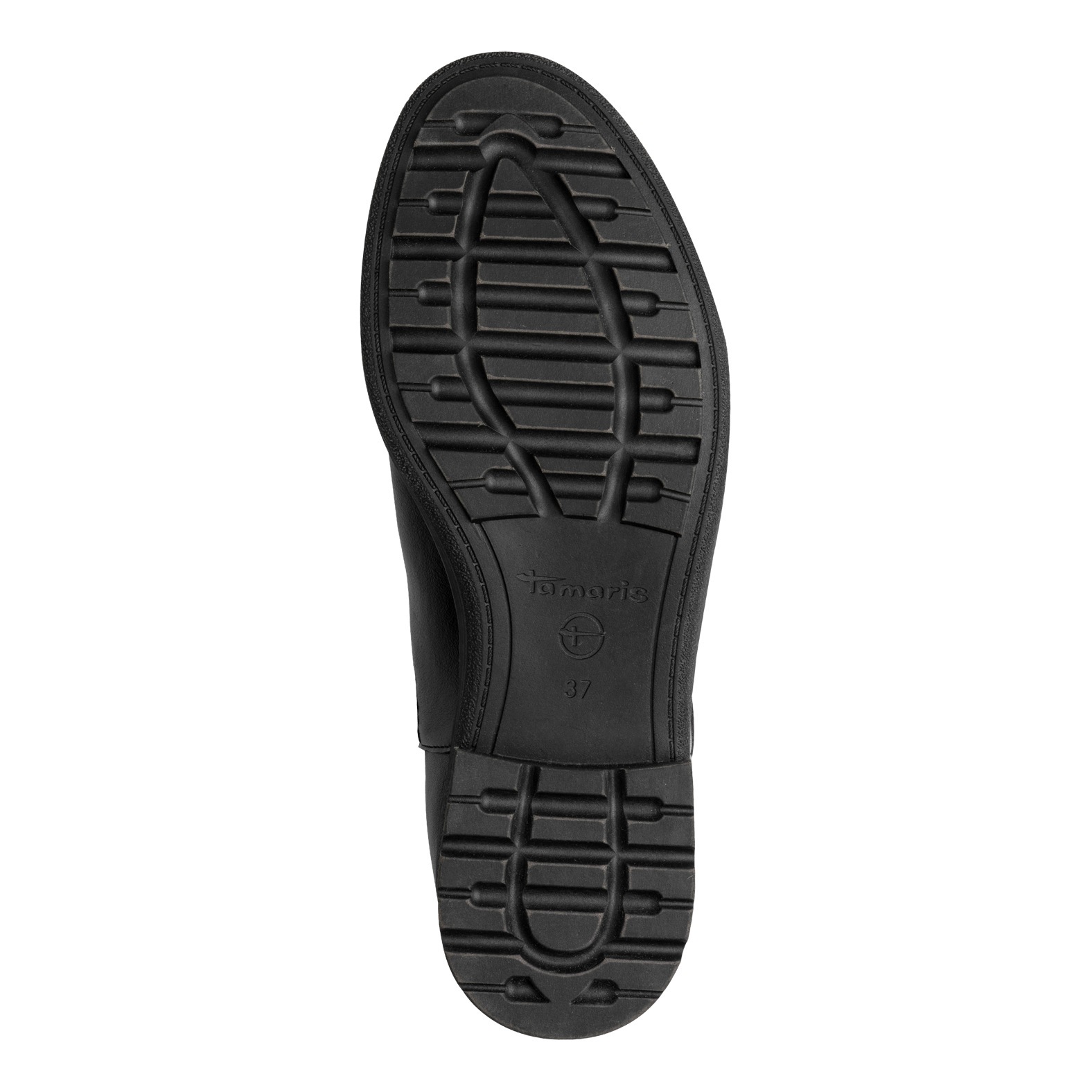 Tamaris Chelseaboots, Blockabsatz, Stiefelette, Schlupfschuh im Used Look