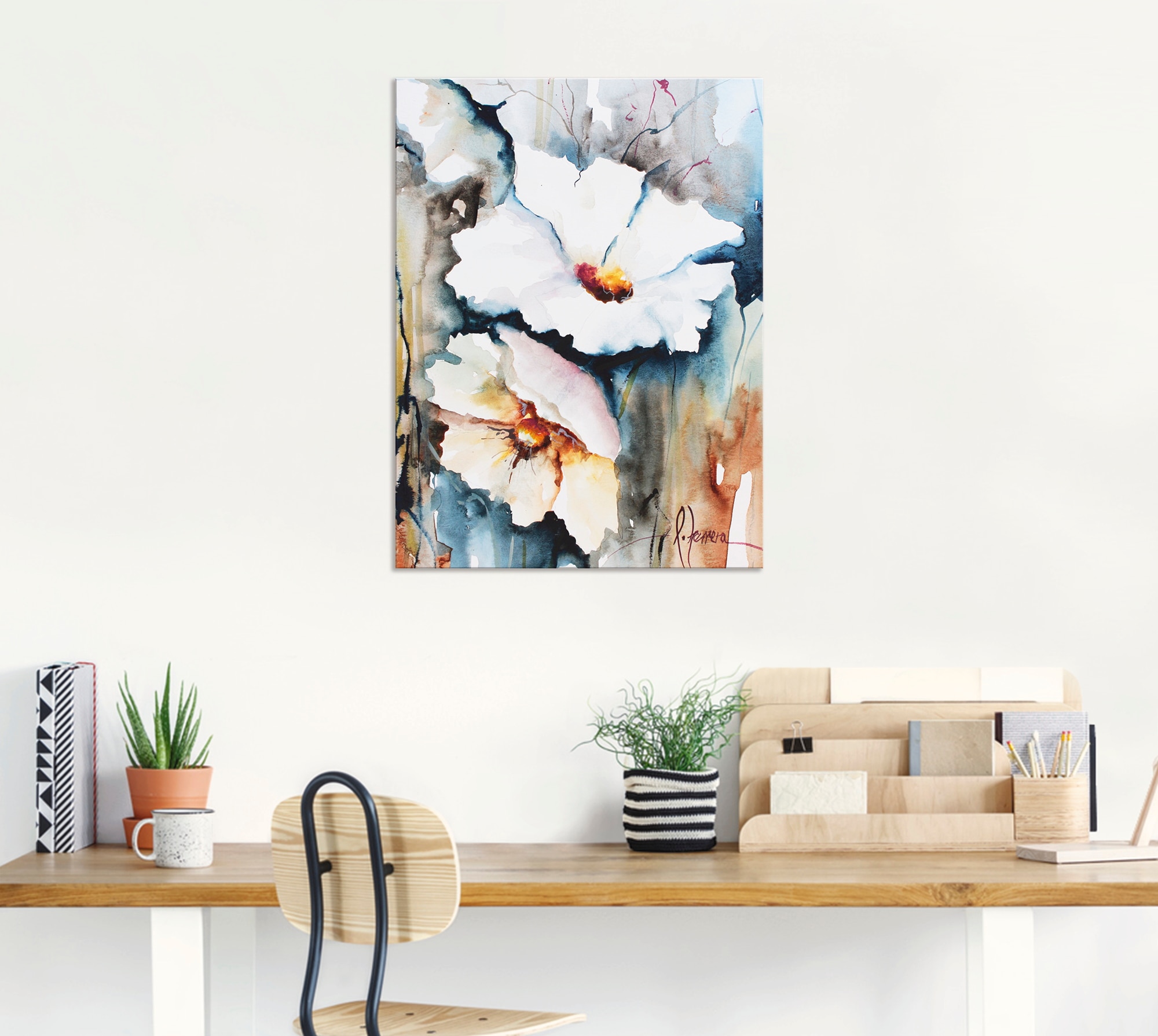 Artland Wandbild »Aquasblüten II«, Blumen, (1 St.), als Alubild, Outdoorbild, Leinwandbild, Poster in verschied. Größen
