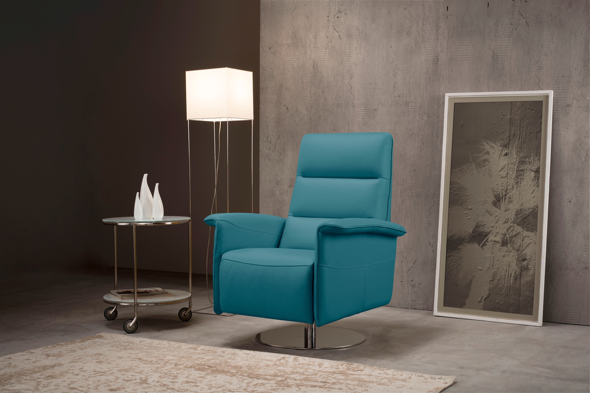 Egoitaliano Sessel »Kelly Designsessel« drehbar, manuelle Relaxfunktion mit günstig online kaufen