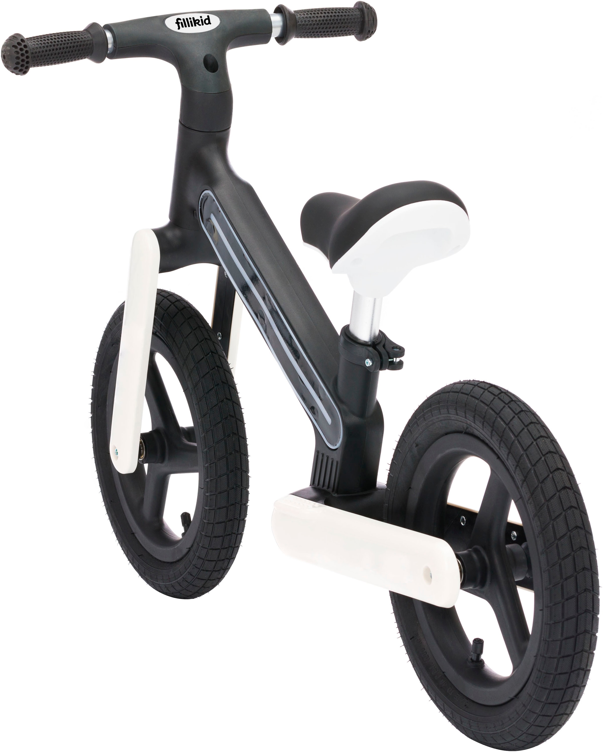 Fillikid Laufrad »Balance Bike Flash schwarz«, mit Luftreifen