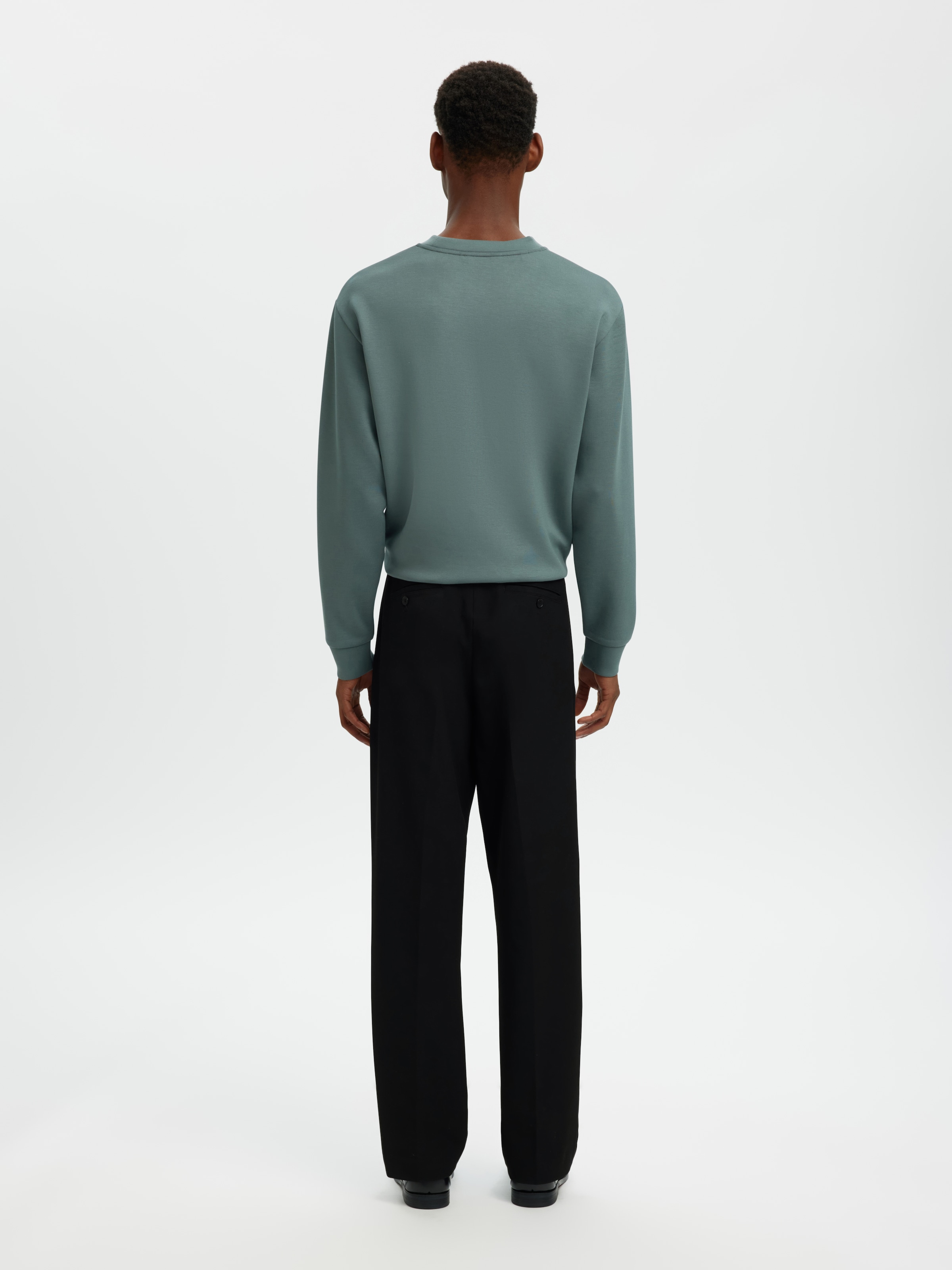 SELECTED Stoffhose »SLH220-LOOSE FINN FLEX PANTS NOOS«  Materialmix, locker geschnitten