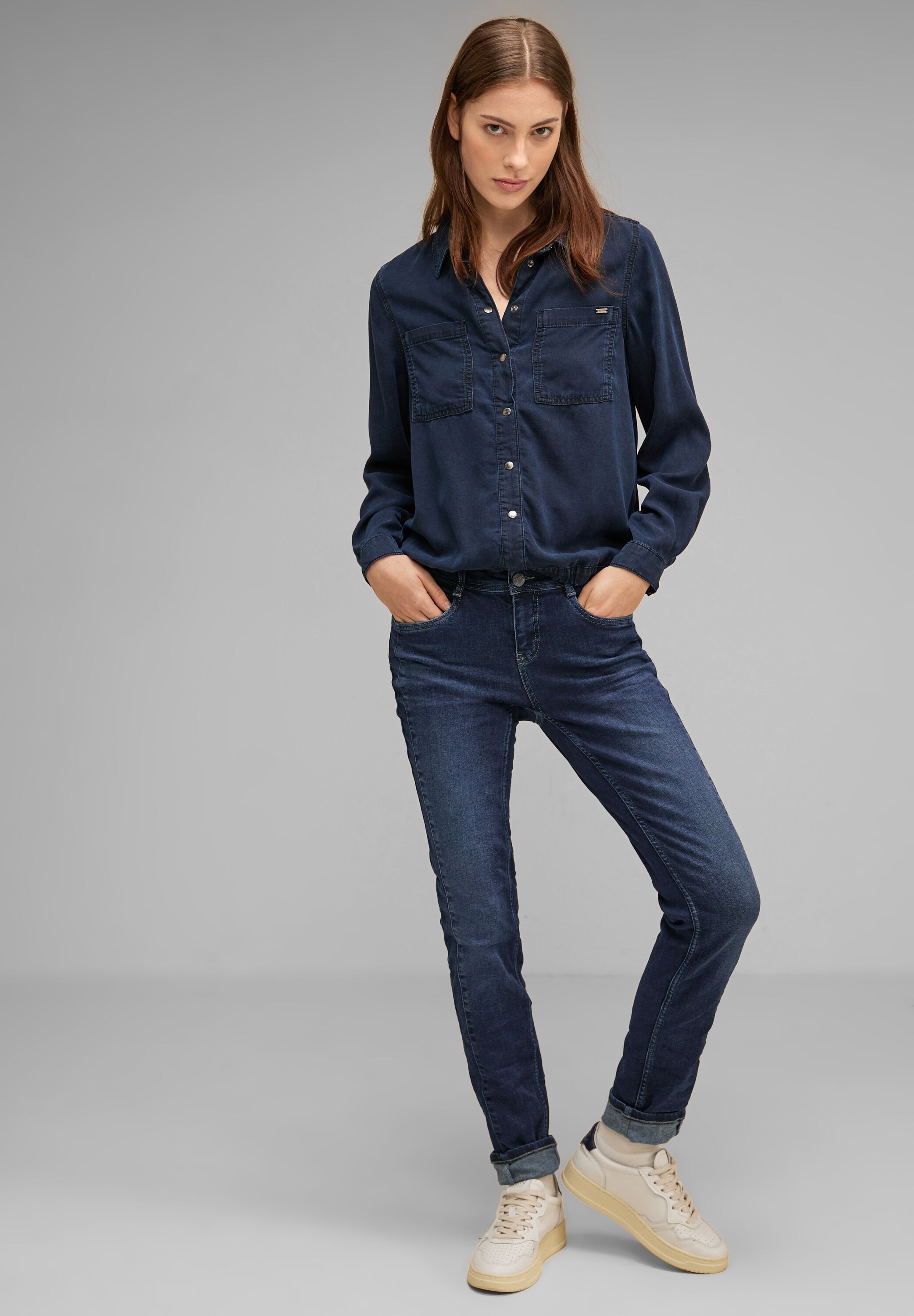 STREET ONE 5-Pocket-Jeans »Casual Fit Thermojeans Style Jane«, mit wärmendem Thermo-Effekt